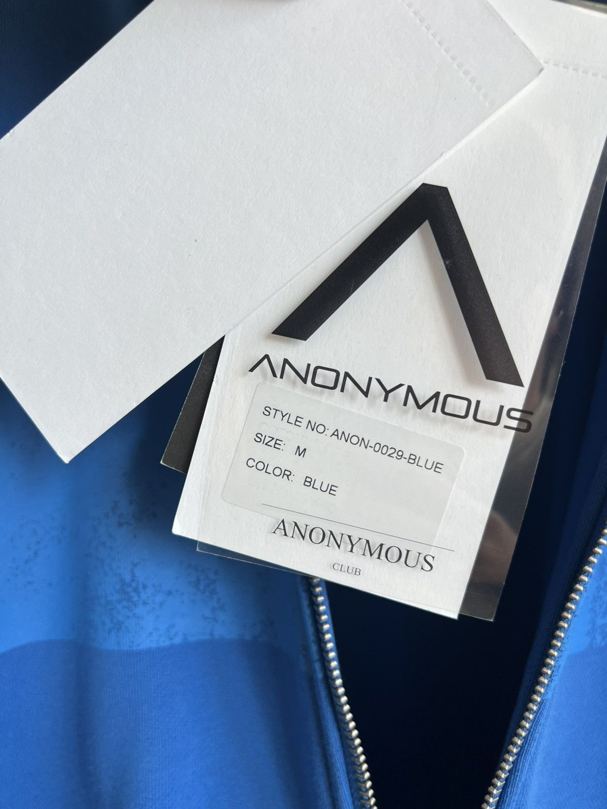 Anonymous Club Collection 01 “Club Couture” Shoulder Pad Blue Jacket BNWT Size US M / EU 48-50 / 2 - 9 Thumbnail