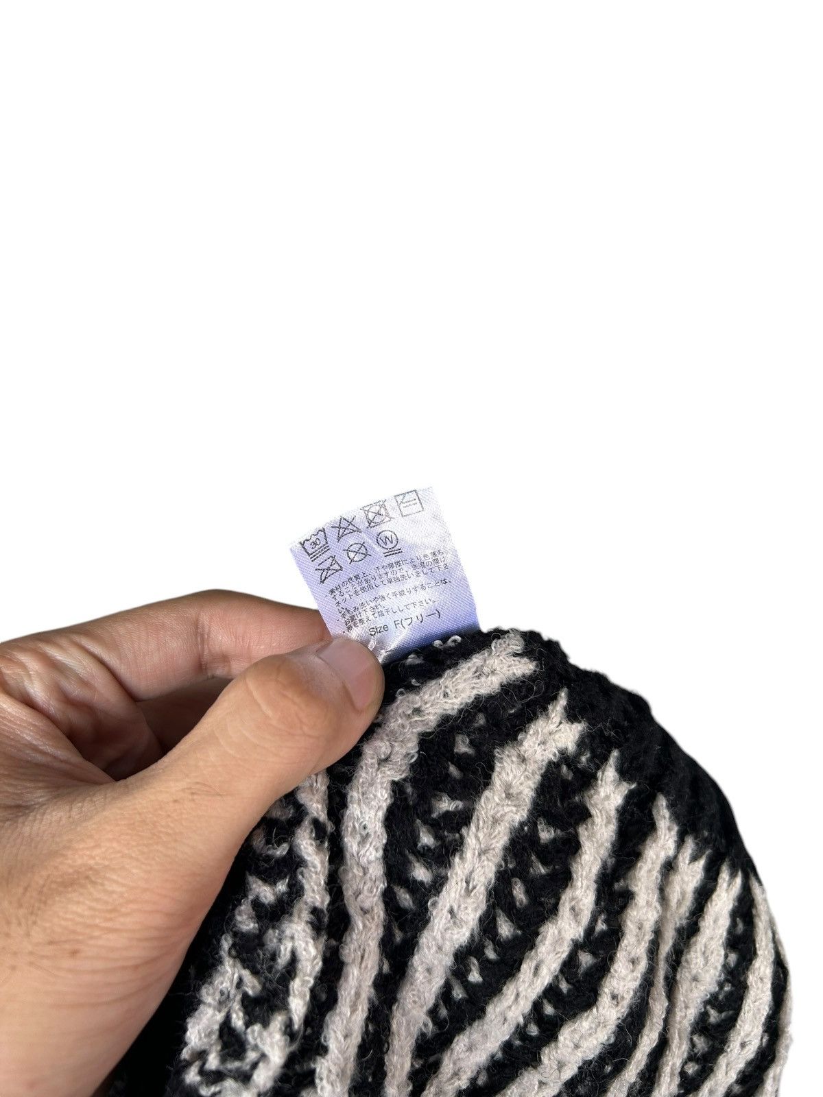 Japanese Brand × Kapital × Vintage Japanese Brand Punk Bondage Style knitted Big Hats Rare🎌☠️ Size ONE SIZE - 9 Thumbnail