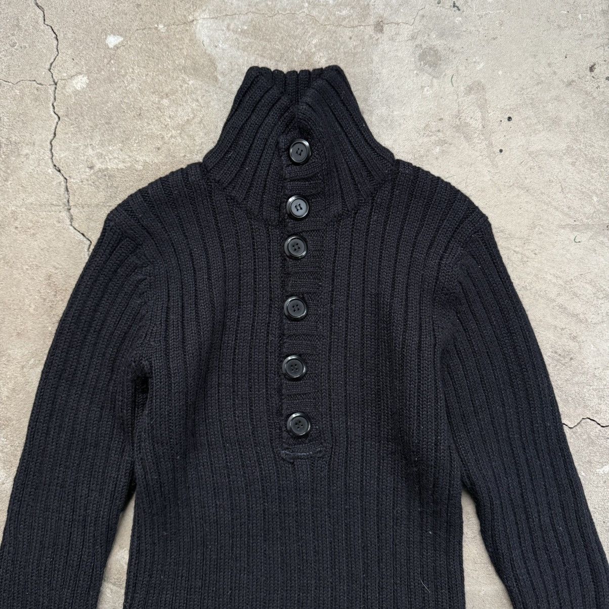 Japanese Brand 00's H&M Button Up Wool Sweater Minimalist Size US L / EU 52-54 / 3 - 3 Thumbnail