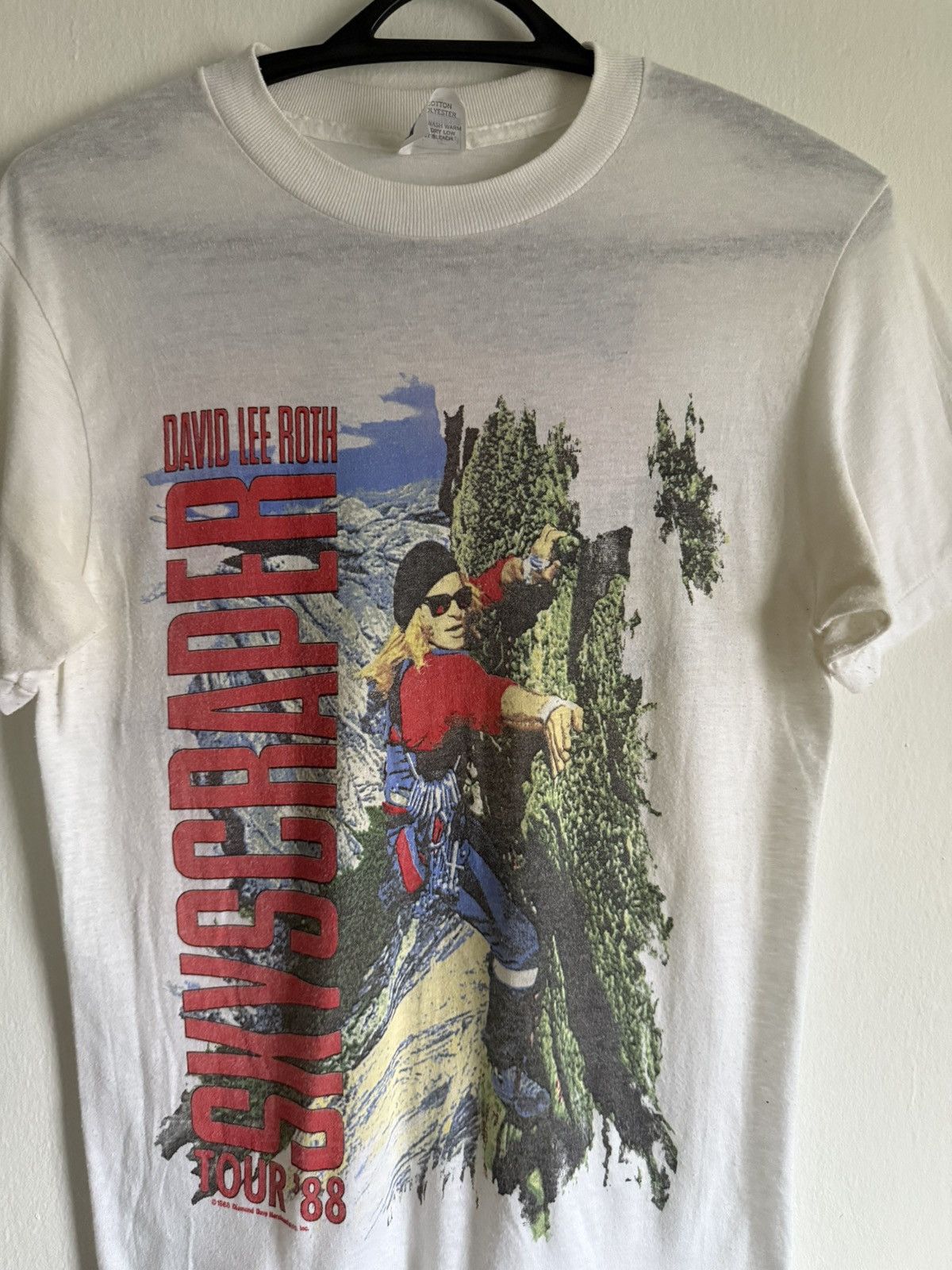 Vintage Vintage 1988 David Lee Roth "Skyscraper" tour t-shirt Size US M / EU 48-50 / 2 - 2 Thumbnail