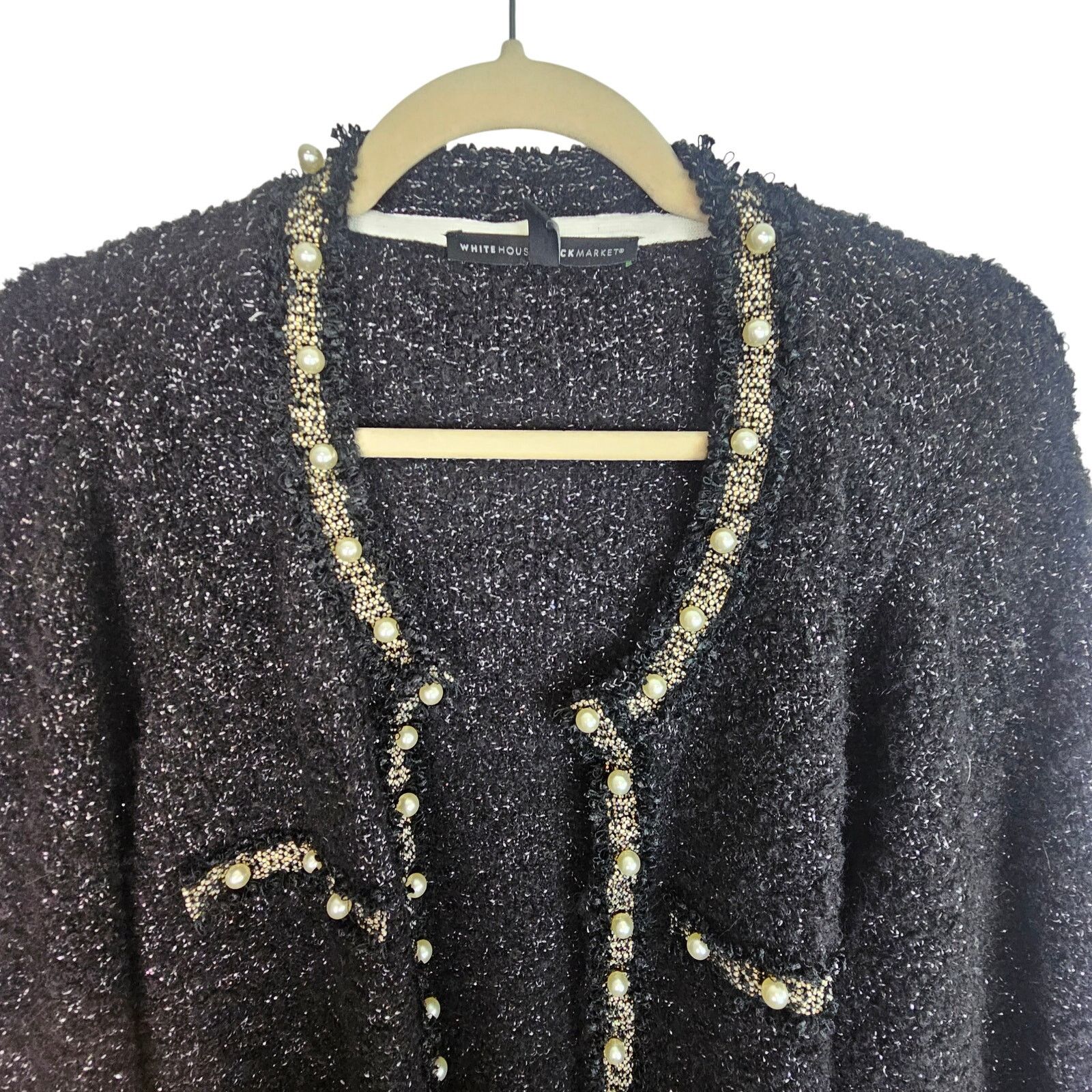 White House Black Market White House Black Market Wool Blend Cardigan Sweater Size 2X Size XXL / US 16-18 / IT 52-54 - 2 Thumbnail