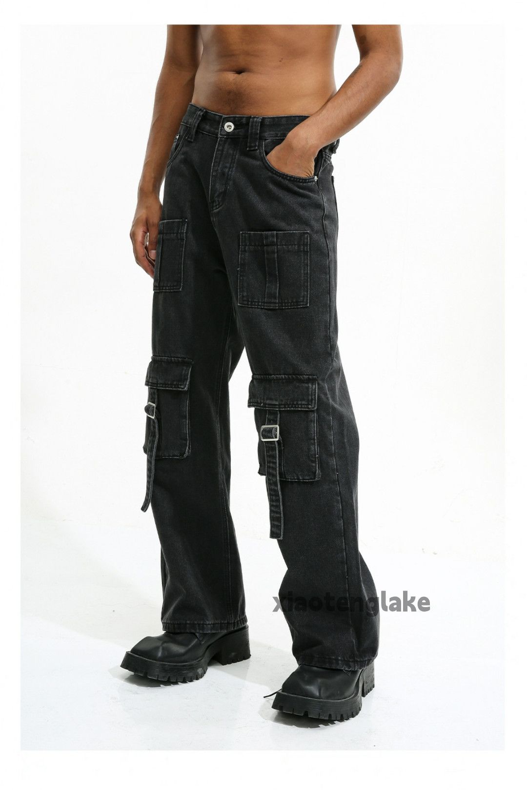 Distressed Denim × Jean × Vintage washed faded skate hiphop Distressed Denim × Jean × Vintage washed faded skate hiphop