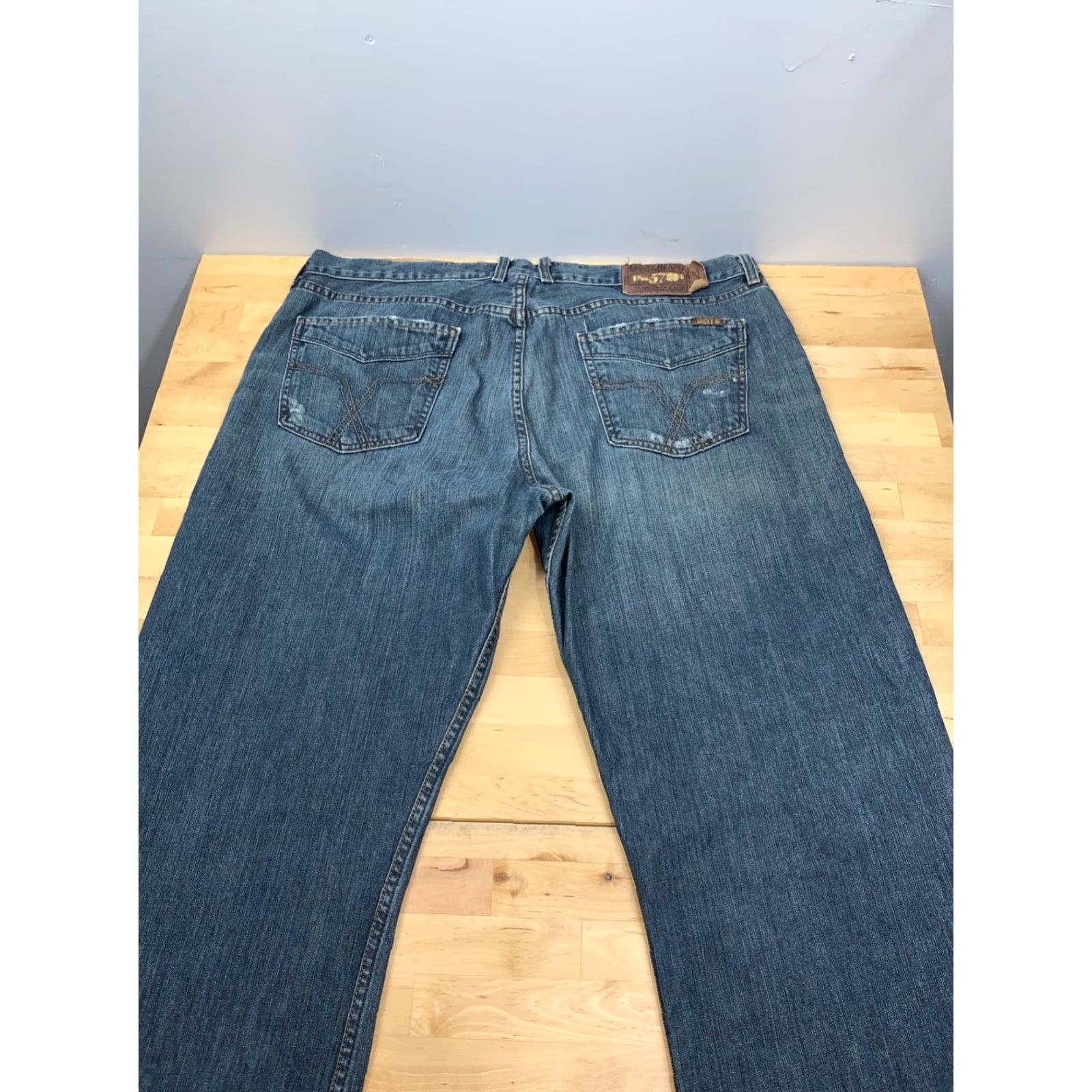 Lucky Brand Lucky Brand Jeans Men Blue 38x31 Dungarees Santa Fe 5716 Straight Regular Cold? Size US 38 / EU 54 - 3 Thumbnail