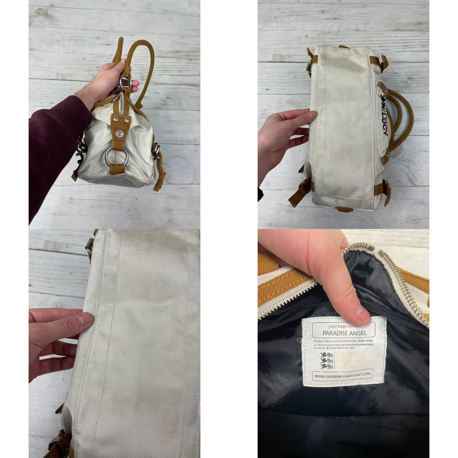 George Gina & Lucy VINTAGE George Gina & Lucy Shoulder Bag White Women Paradise Angel Size ONE SIZE - 8 Thumbnail