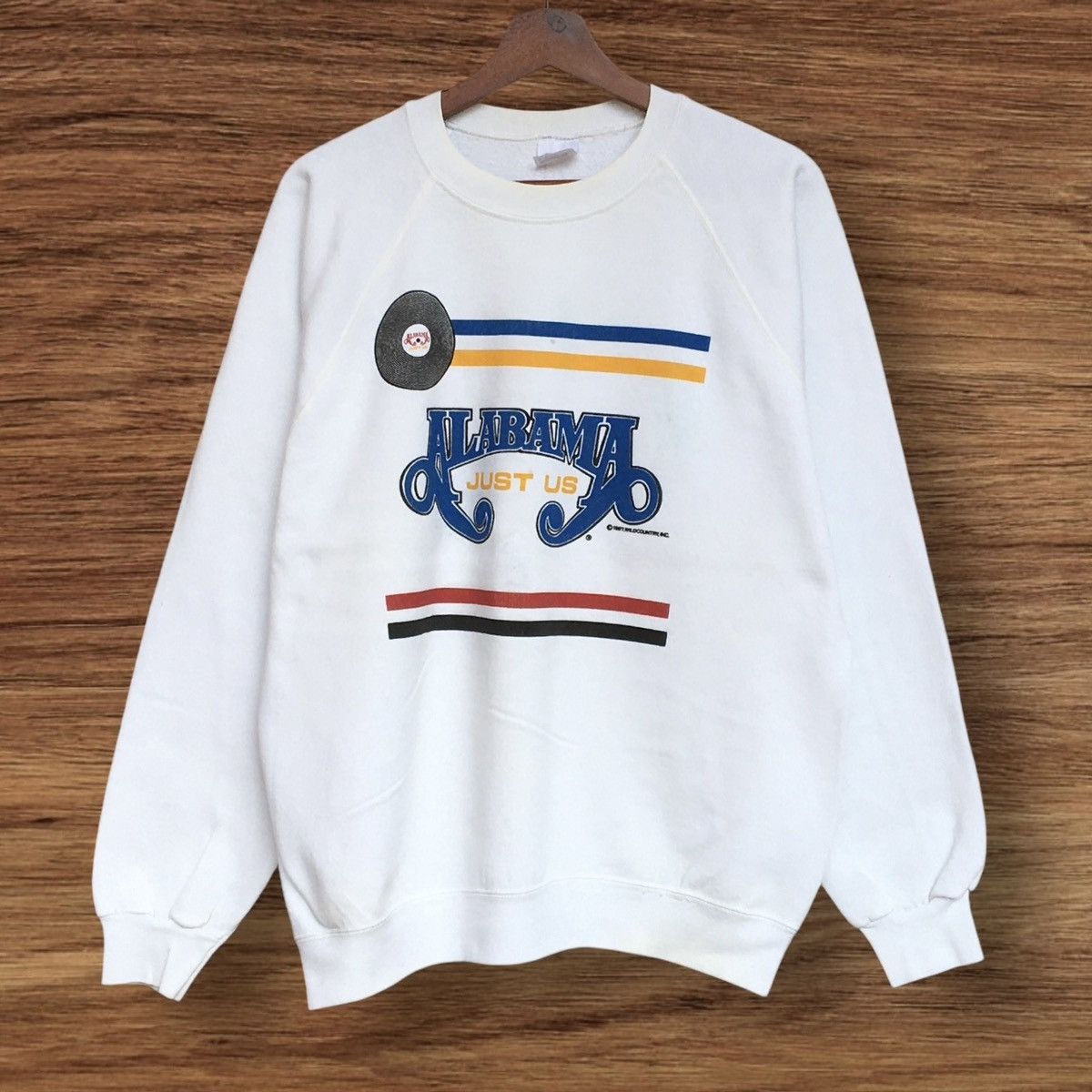 Band Tees Rare! Vintage Just Us Tour 88 Alabama Rock Band Crewneck Size US M / EU 48-50 / 2 - 1 Thumbnail