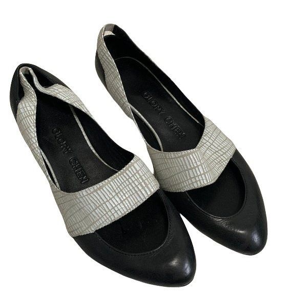Other Glory Chen Leather Rubber Sole Sling Back Shoes 7.5 Size US 7.5 / IT 37.5 - 1 Thumbnail