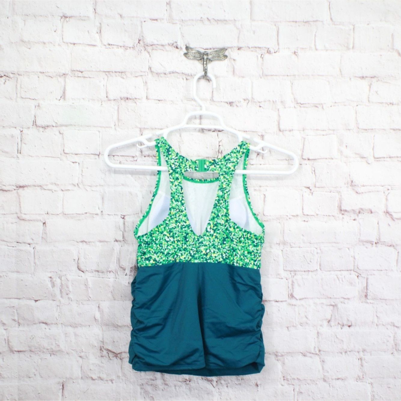 L.L. Bean LL Bean Side Ruched Tankini Swimsuit Top Print Size 8 Size M / US 6-8 / IT 42-44 - 6 Thumbnail