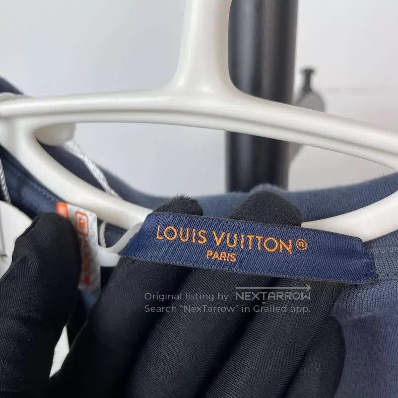 Louis Vuitton Louis Vuitton SS25 Blue Embroidered Hooded Pearl Zip Jacke Size US S / EU 44-46 / 1 - 7 Thumbnail