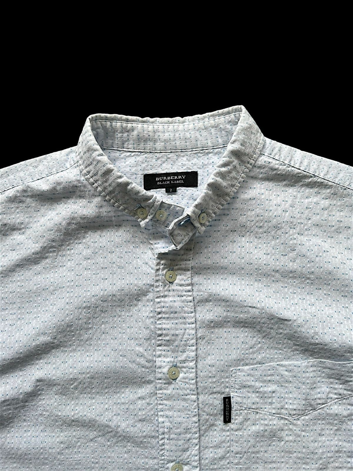 Burberry 00's Burberry Black Label Japan button up shirt Size US M / EU 48-50 / 2 - 4 Thumbnail