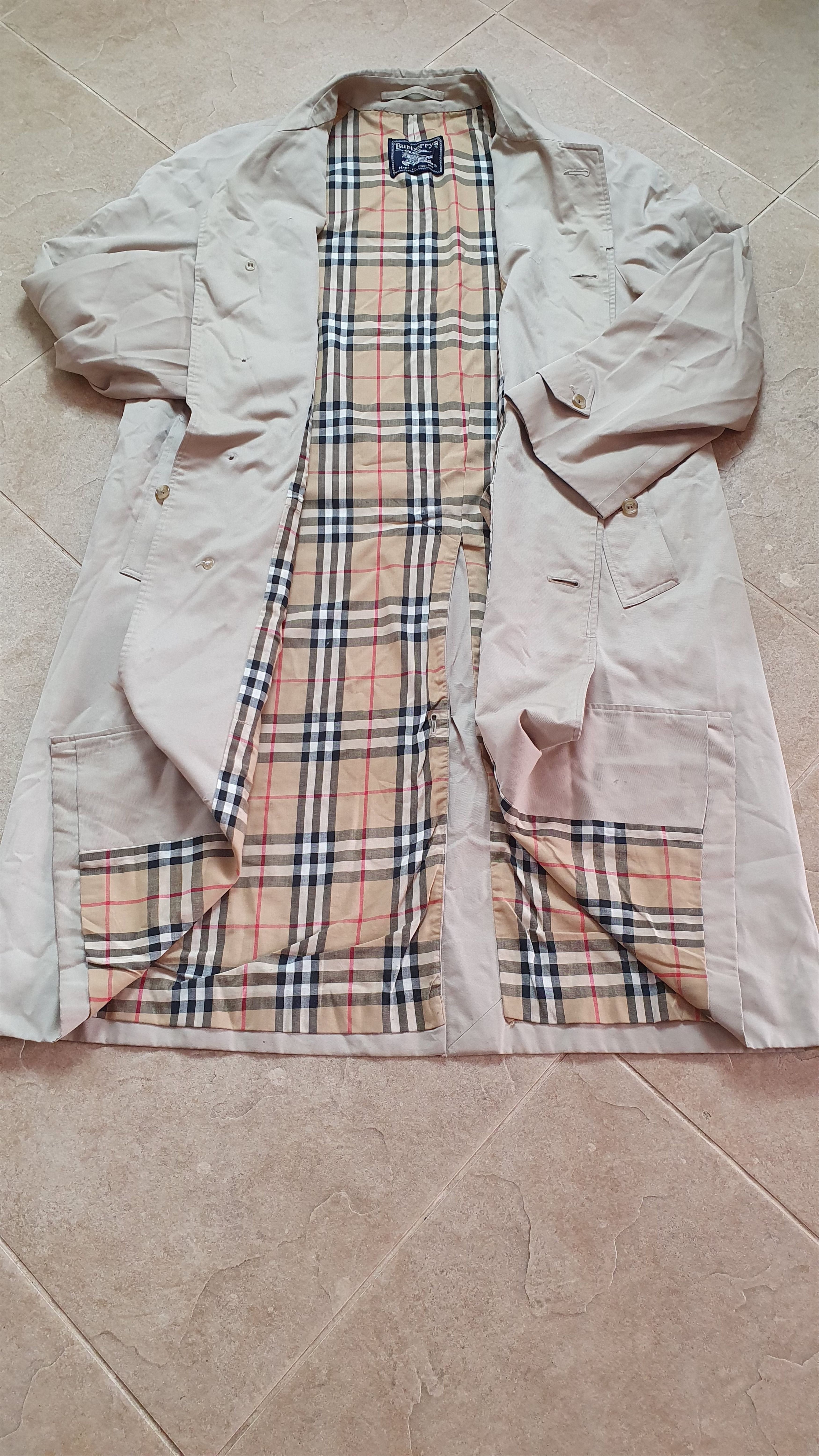Burberry Vintage BURBERRY TRENCH COAT Classic Size 50 coat raincoat Size US M / EU 48-50 / 2 - 8 Thumbnail
