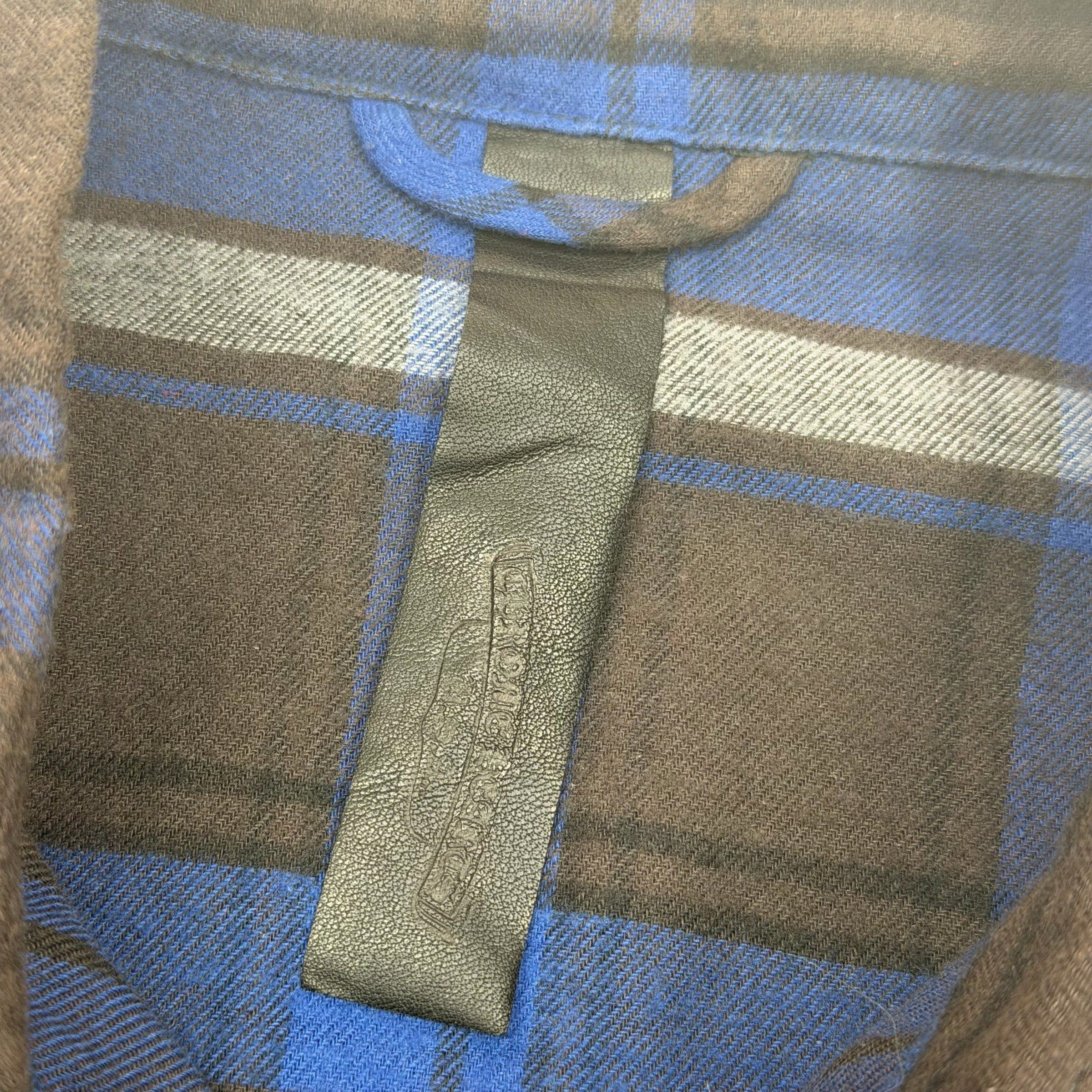 Chrome Hearts Chrome Hearts Blue/Black Plus Patch Flannel S Size US S / EU 44-46 / 1 - 5 Thumbnail