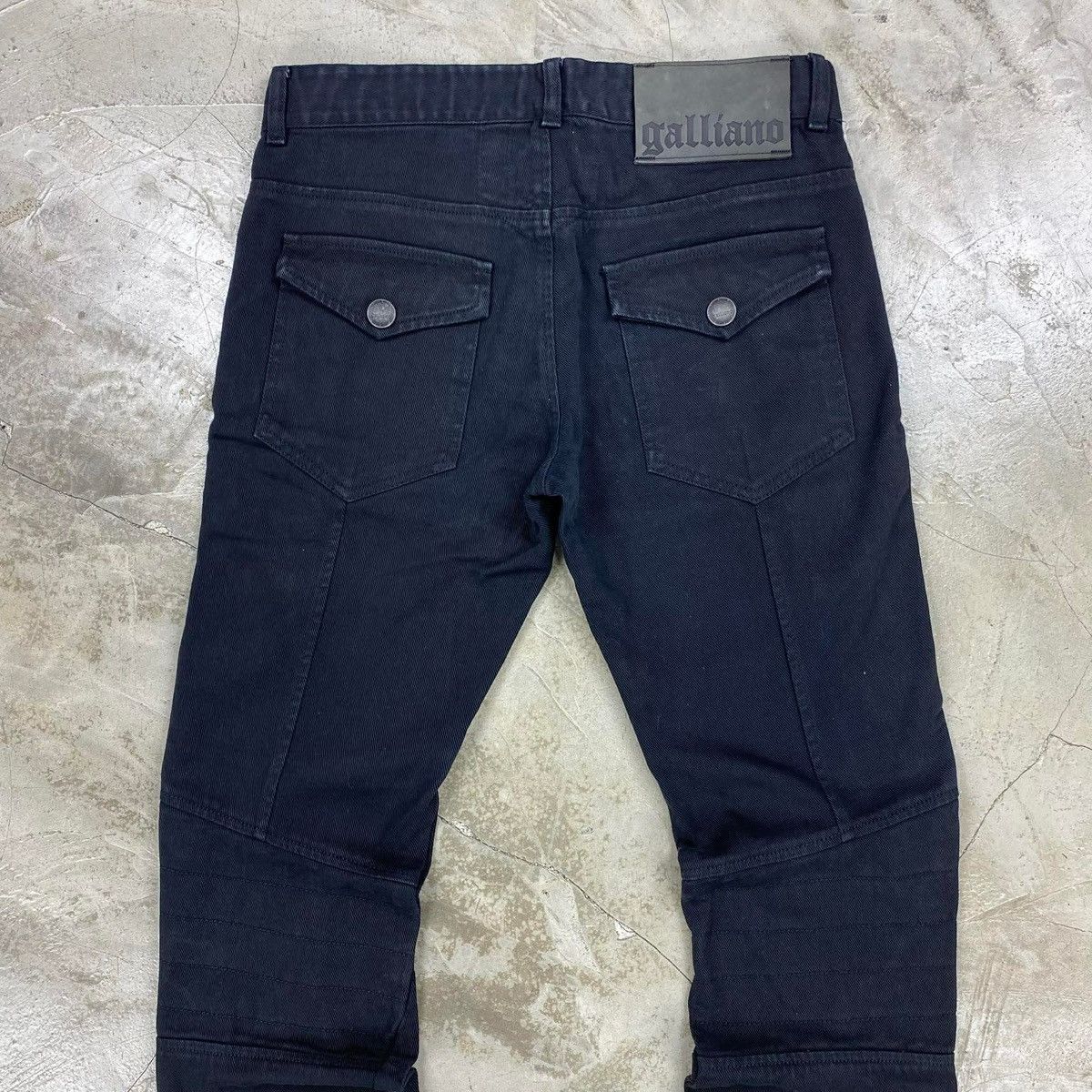 John Galliano Cargo Biker Jeans Jeans Size US 32 / EU 48 - 13 Thumbnail