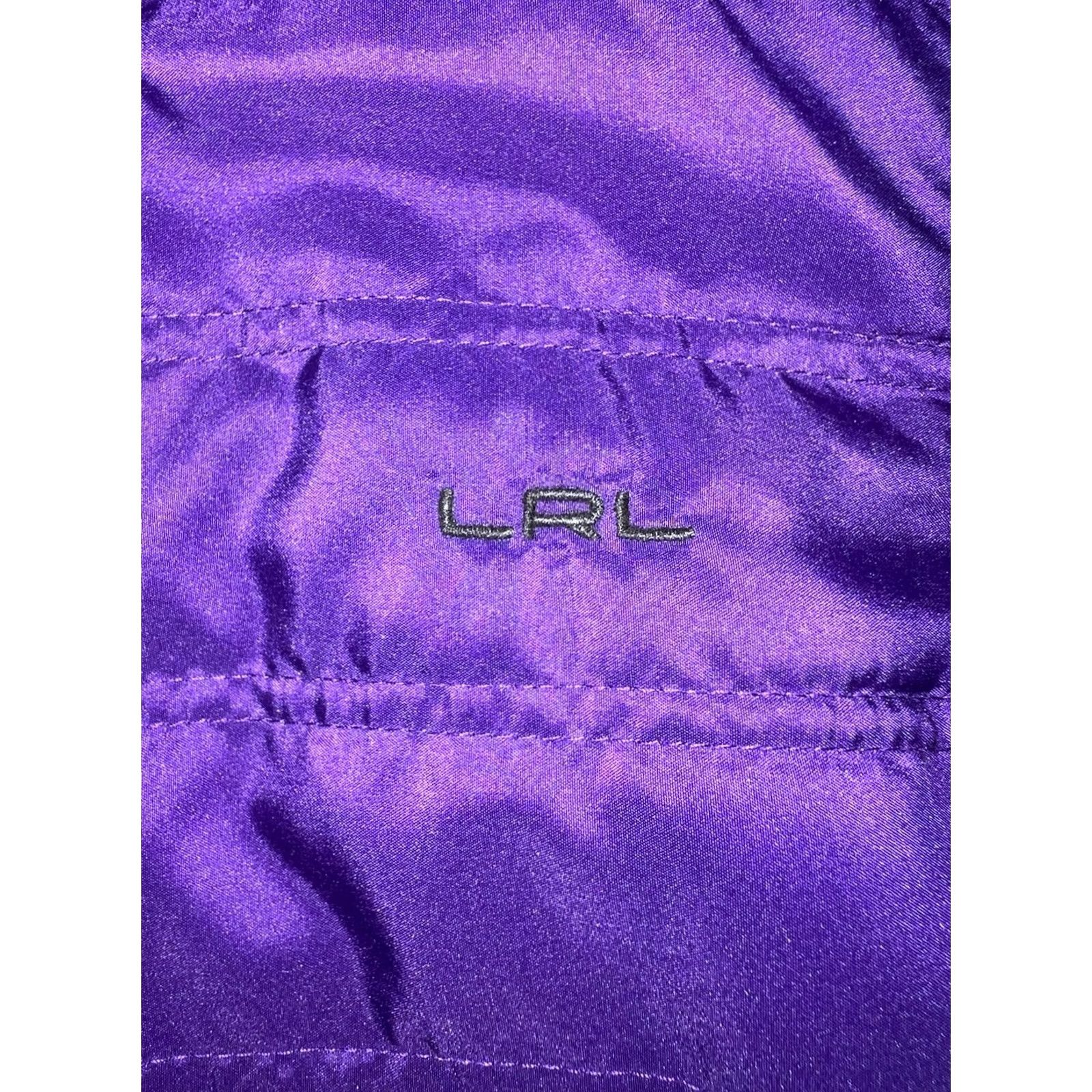Ralph Lauren VINTAGE Lauren Ralph Lauren Vest Women’s XS Quilted Purple Pockets Short Zip Regular Size XS / US 0-2 / IT 36-38 - 3 Thumbnail