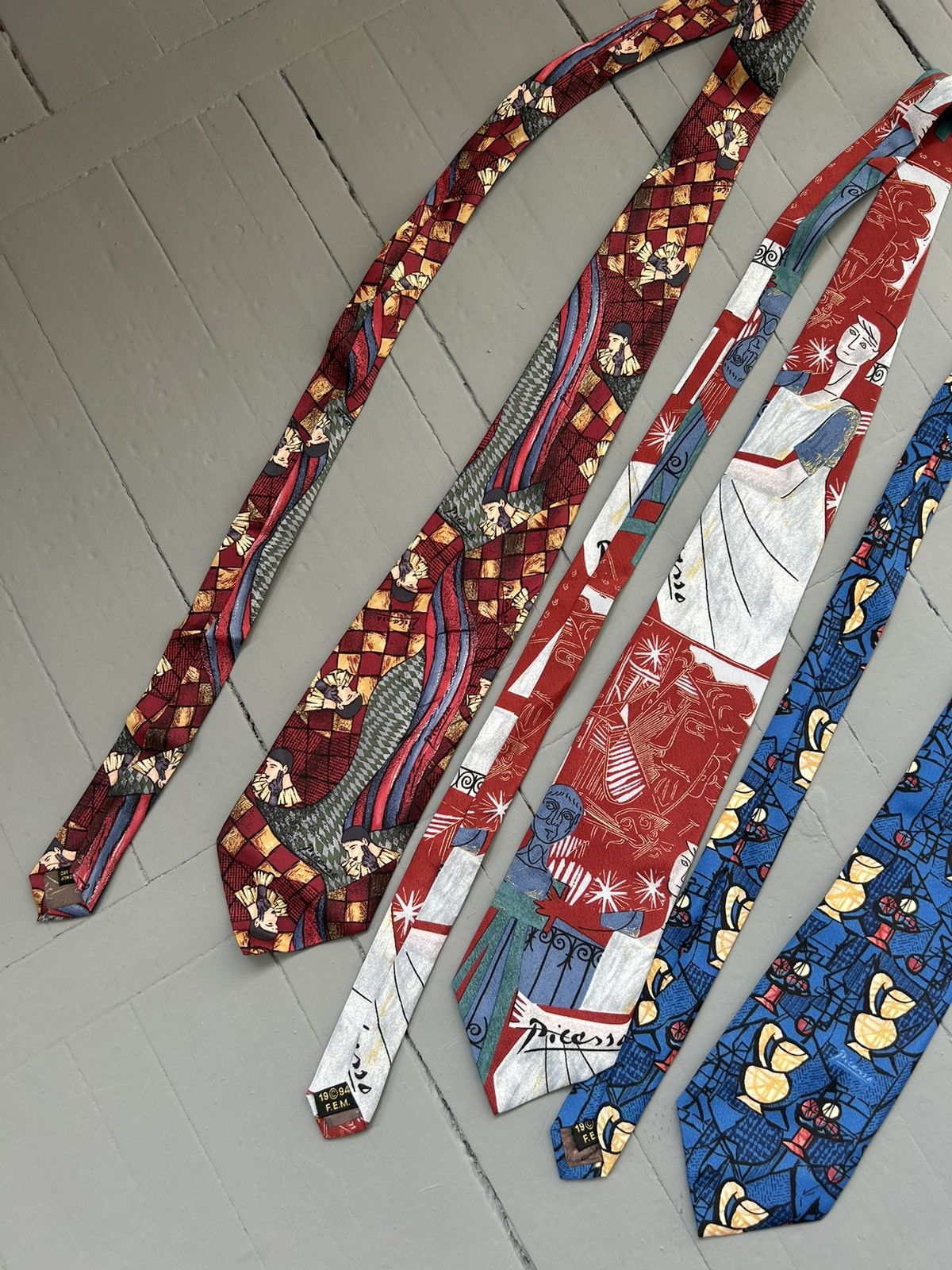 Other Picasso silk tie 3 pieces Size ONE SIZE - 4 Thumbnail