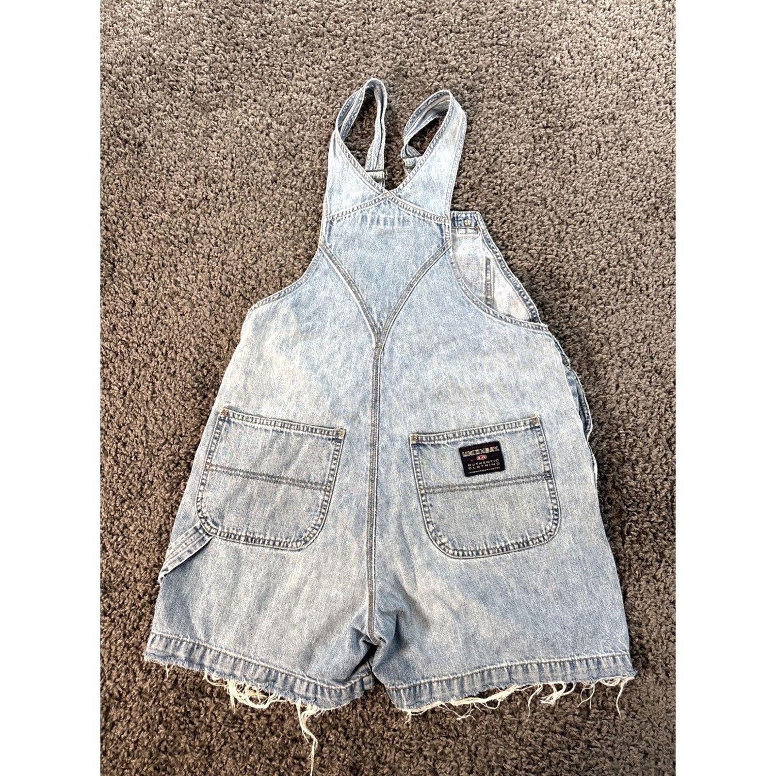 Vintage VINTAGE UNIONBAY Jeans Overalls Women Small Light Wash Denim Grunge 90s S Frayed Straight Blue Womens Size 28" / US 6 / IT 42 - 6 Thumbnail