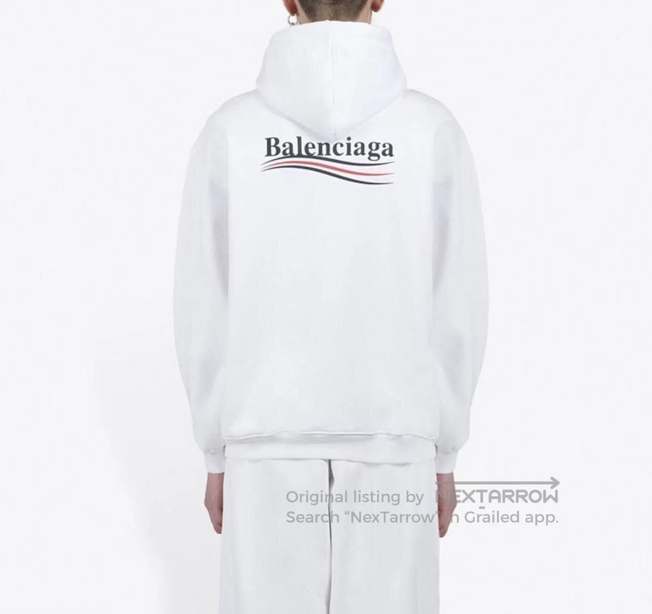 Balenciaga Balenciaga Political Campaign Hoodie Sweater. Size US XS / EU 42 / 0 - 8 Thumbnail