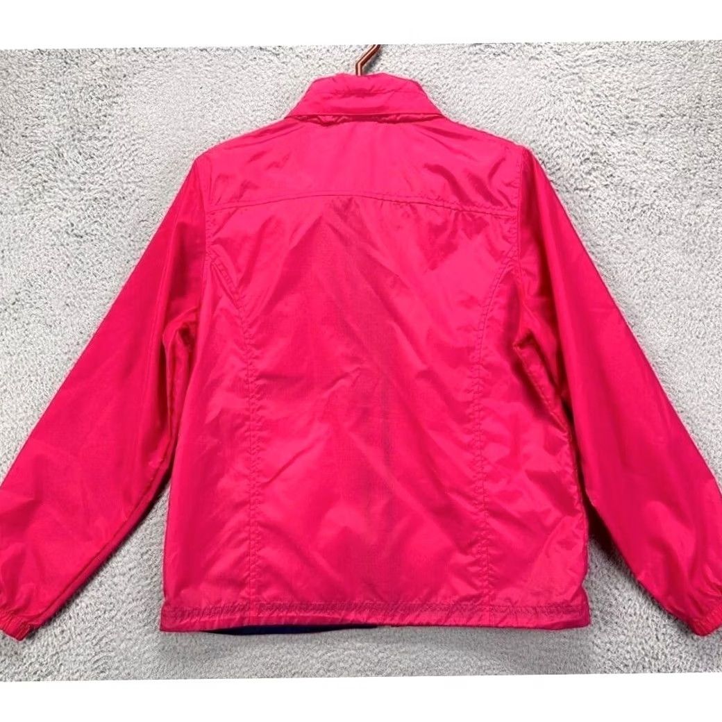 Vintage L.L. Bean Windbreaker Jacket Women Small Pink Zip Up Rain Resistant Coat LongOUTER Nylon Softshell Windbreaker Zip Up Womens Small Pink Rain Coat Size S / US 4 / IT 40 - 2 Thumbnail