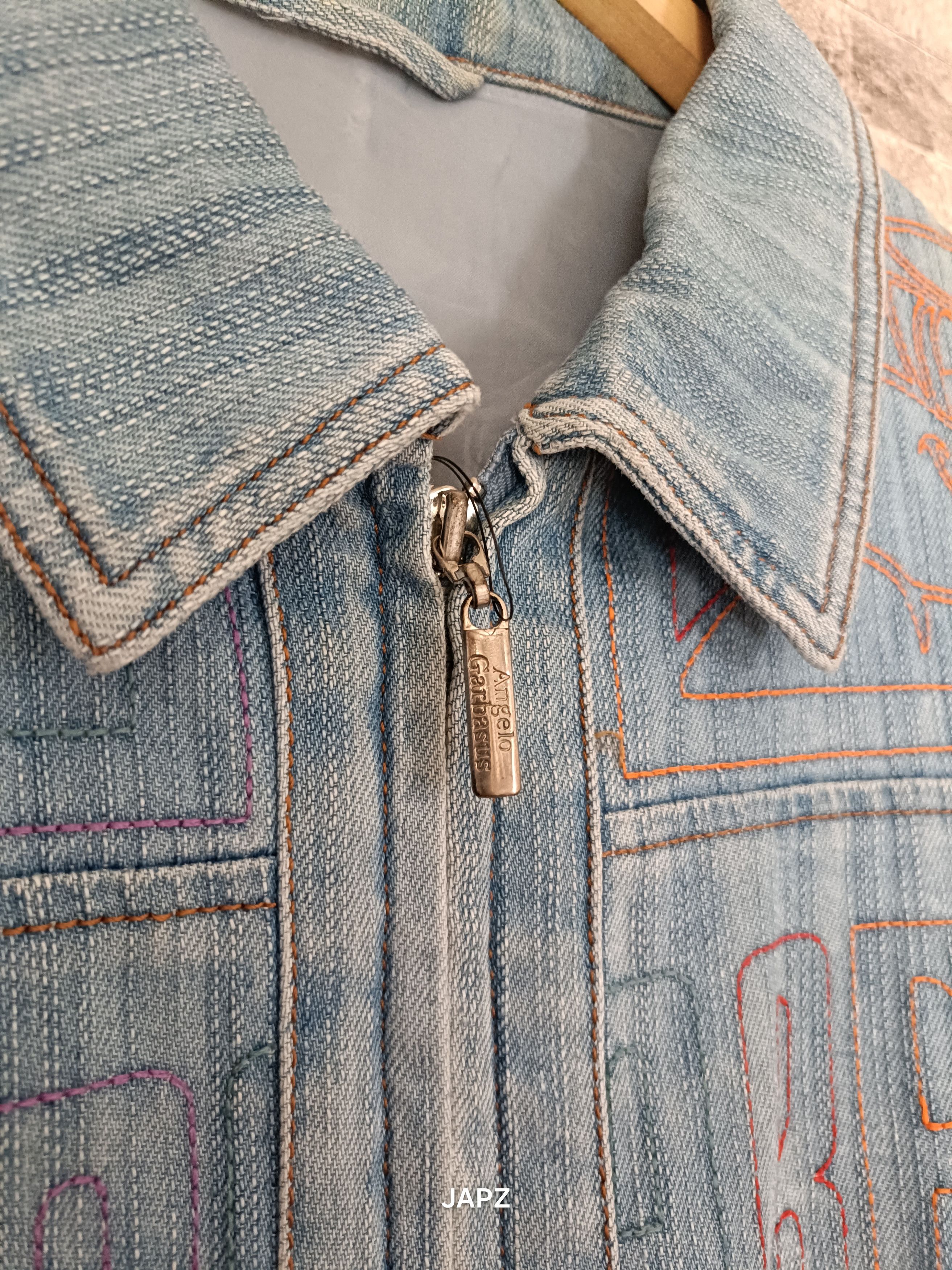 Vintage Vintage Angelo garbassus embroidery denim jacket y2k Size US XL / EU 56 / 4 - 6 Thumbnail