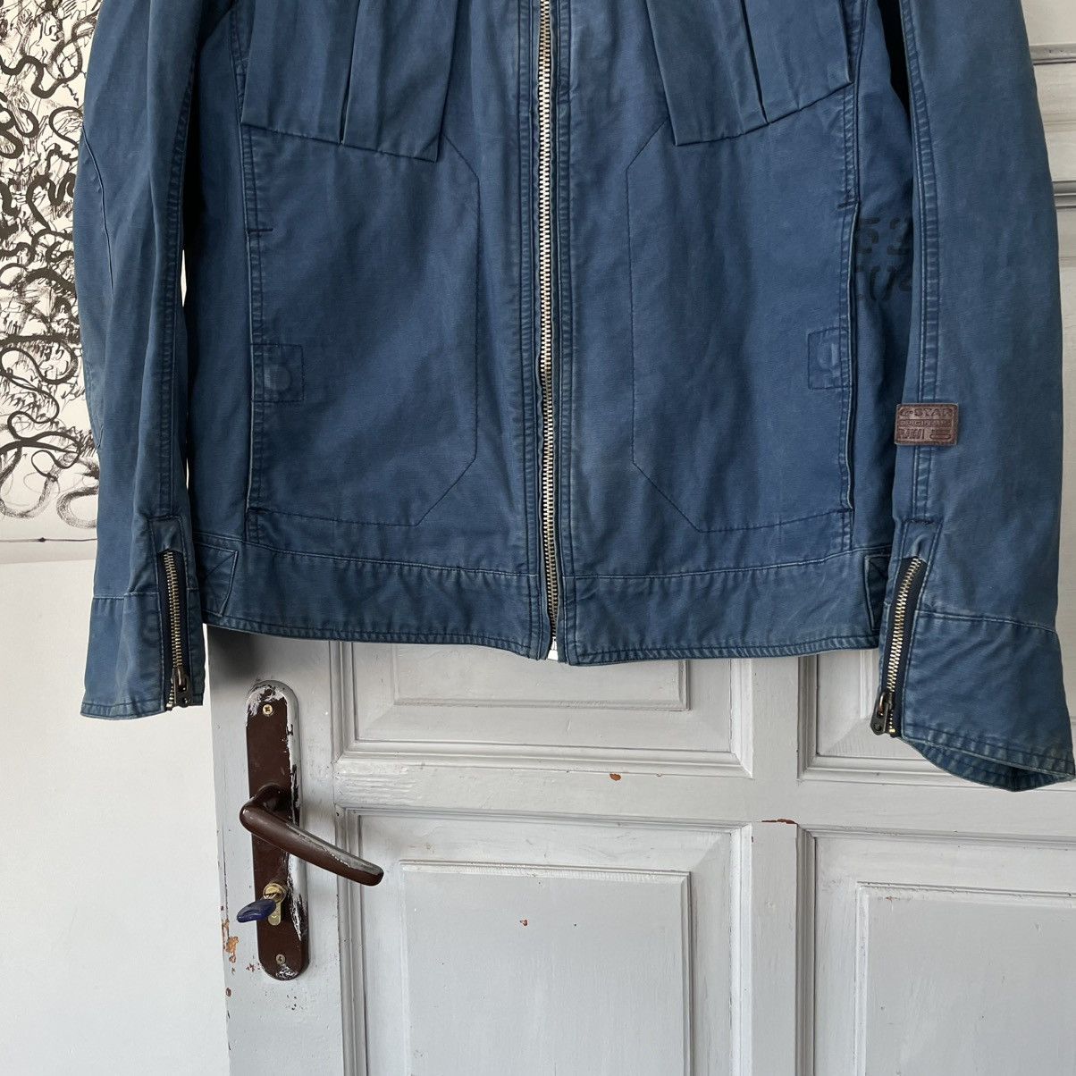 G-Star × Vintage Vintage Avantgarde G-Star Distressed G-Star RAW Sz L Size US L / EU 52-54 / 3 - 8 Thumbnail