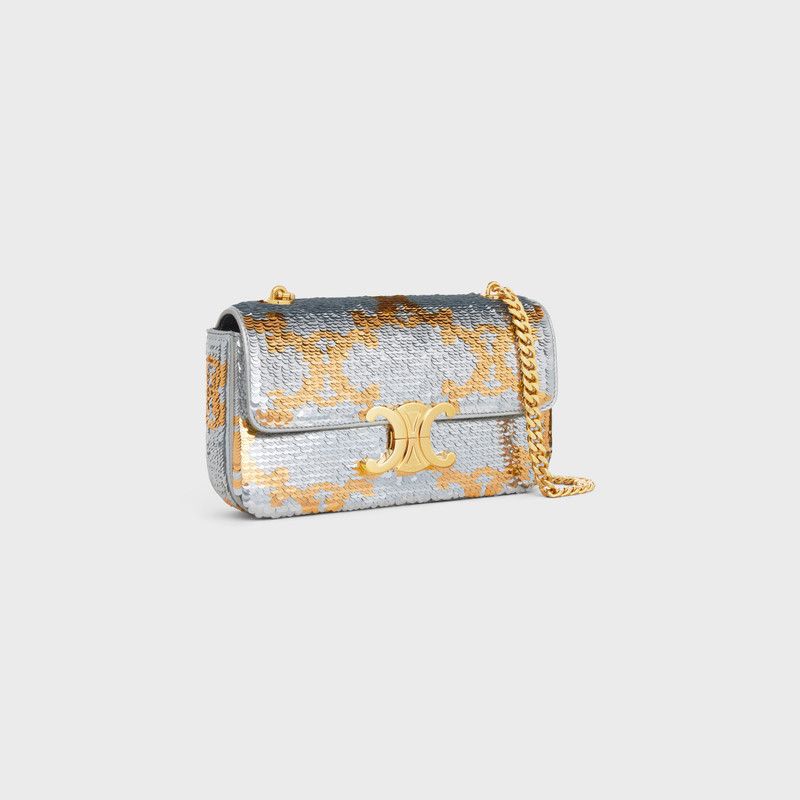 Celine o1w1db10326 197993EZ3 Size:OS / Shoulder Bag in Silver/Gold Size ONE SIZE - 2 Thumbnail