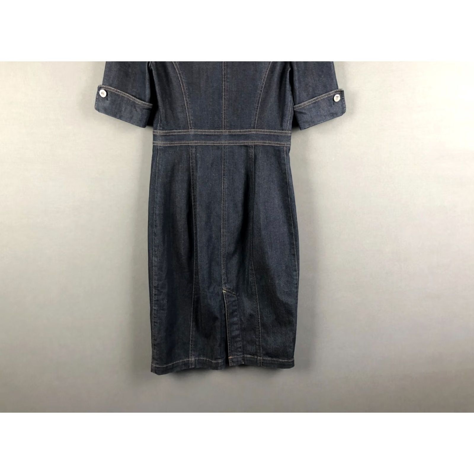 Miss Sixty Miss Sixty Denim Dress S Blue Cotton Casual Knee Length Button Chest Pockets Womens Modern Vintage: No N/A Menus Size S / US 4 / IT 40 - 6 Thumbnail