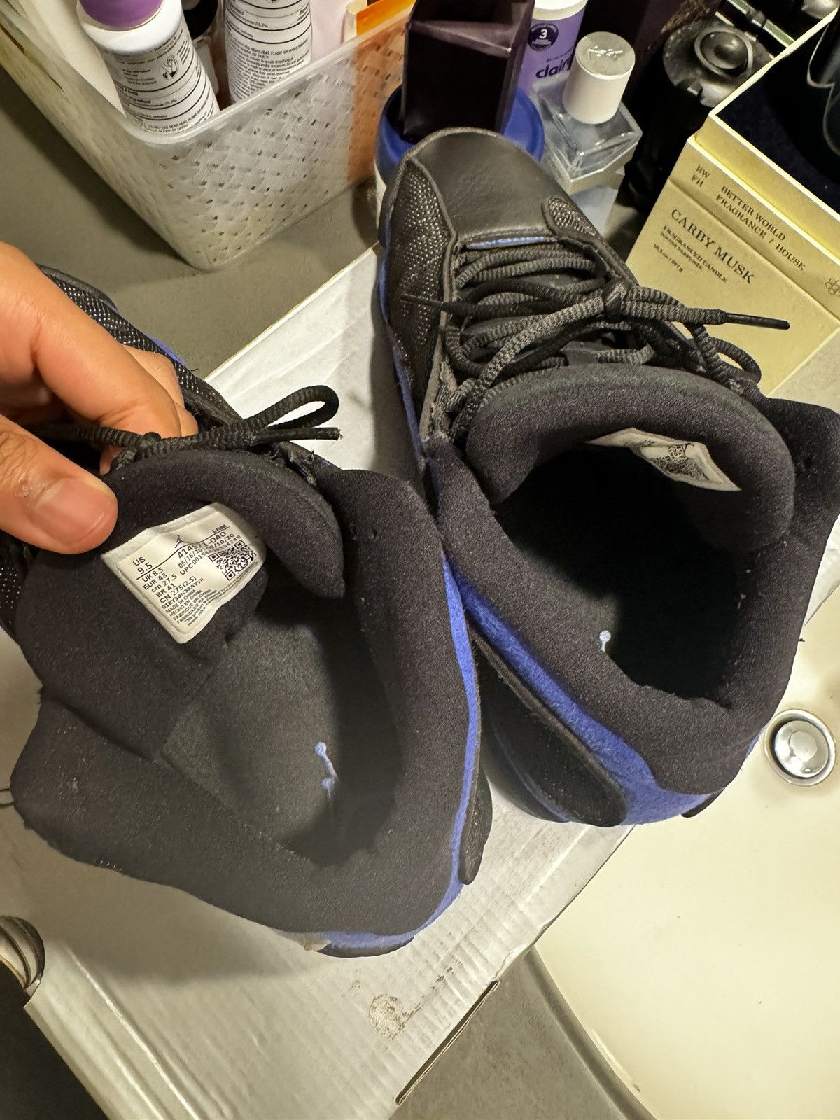 Jordan Brand Jordan 13 Retro Black Hyper Royal Size US 9.5 / EU 42-43 - 7 Thumbnail