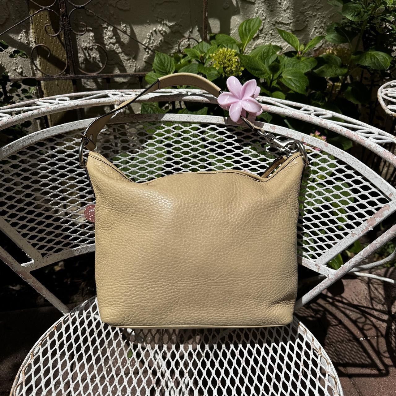 Coach Slouchy Y2K Beige Pebbled Leather Coach Bag Size ONE SIZE - 2 Thumbnail