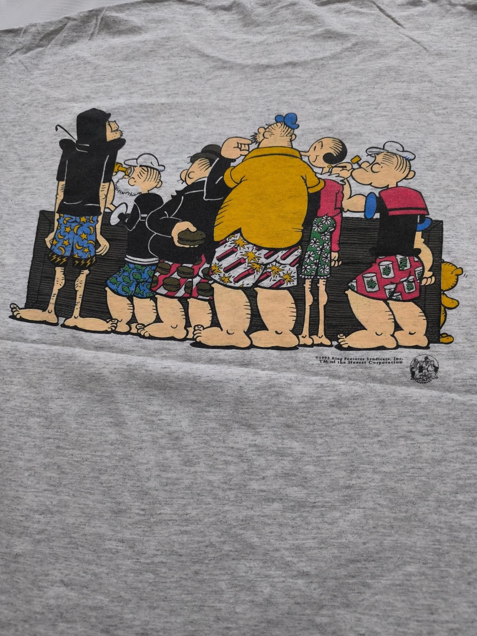 Lightning Bolt Vintage Lightning Bolt X Popeye 1993 surf skate tee Size US L / EU 52-54 / 3 - 11 Thumbnail