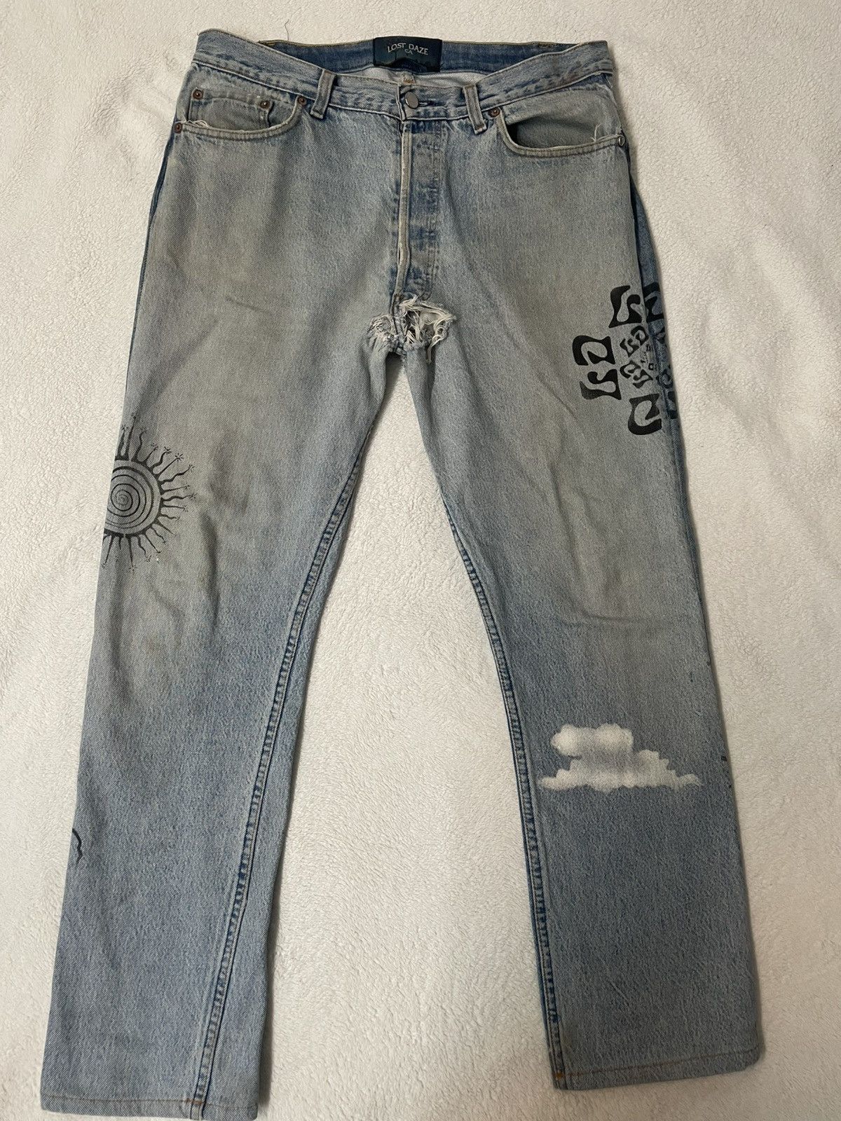 Levi's × Lost Daze Lost Daze Tattoo Print Levi Reconstructed Jean Size US 32 / EU 48 - 1 Thumbnail