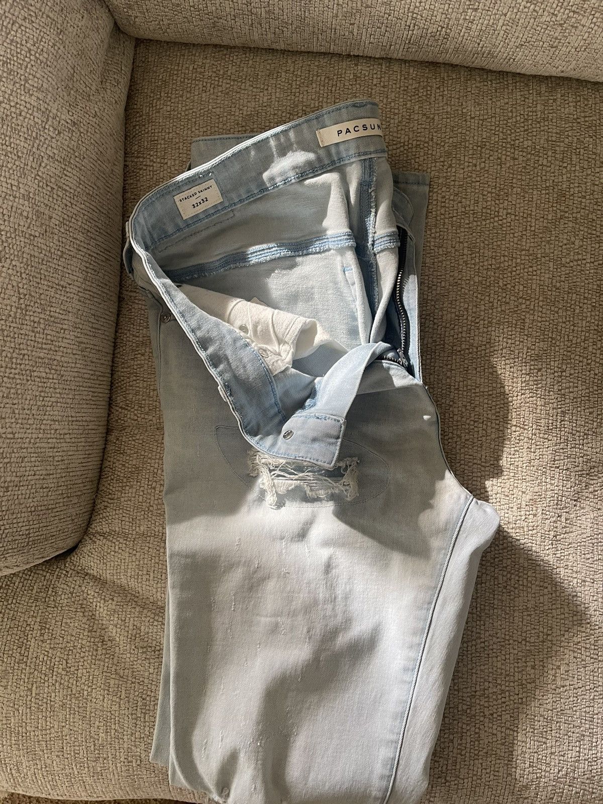 Pacsun PacSun skinny stacked jeans Size US 32 / EU 48 - 3 Thumbnail