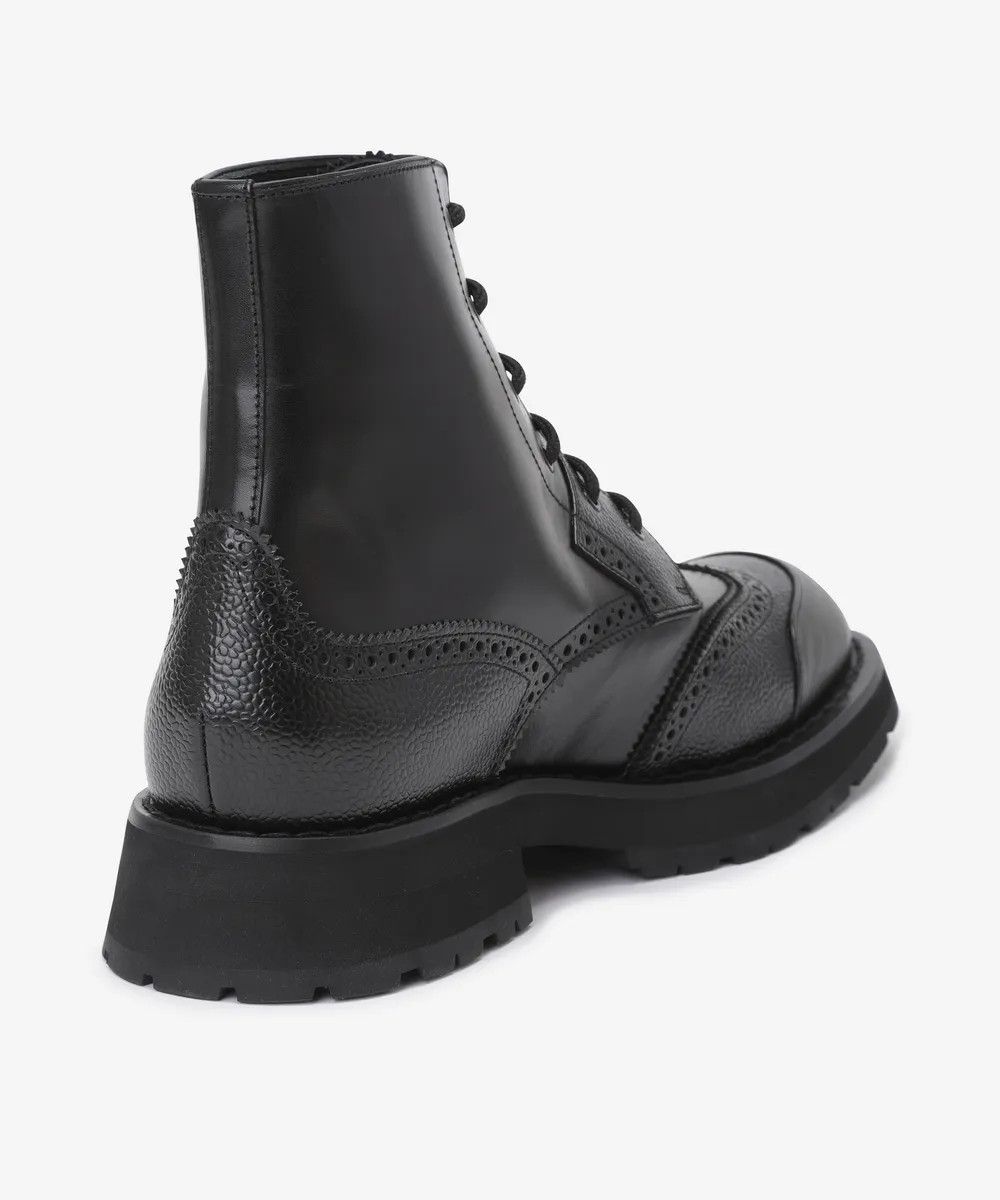 Alexander McQueen o1w1db10725 Punk Worker Boot in Black Size US 10 / EU 43 - 6 Thumbnail
