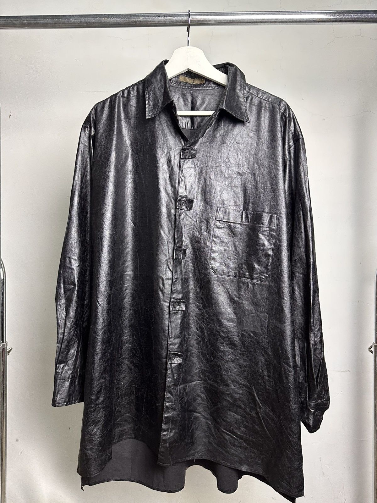 Yohji Yamamoto Y’s for Men Coated Polyurethane Jacket Size US L / EU 52-54 / 3 - 1 Thumbnail