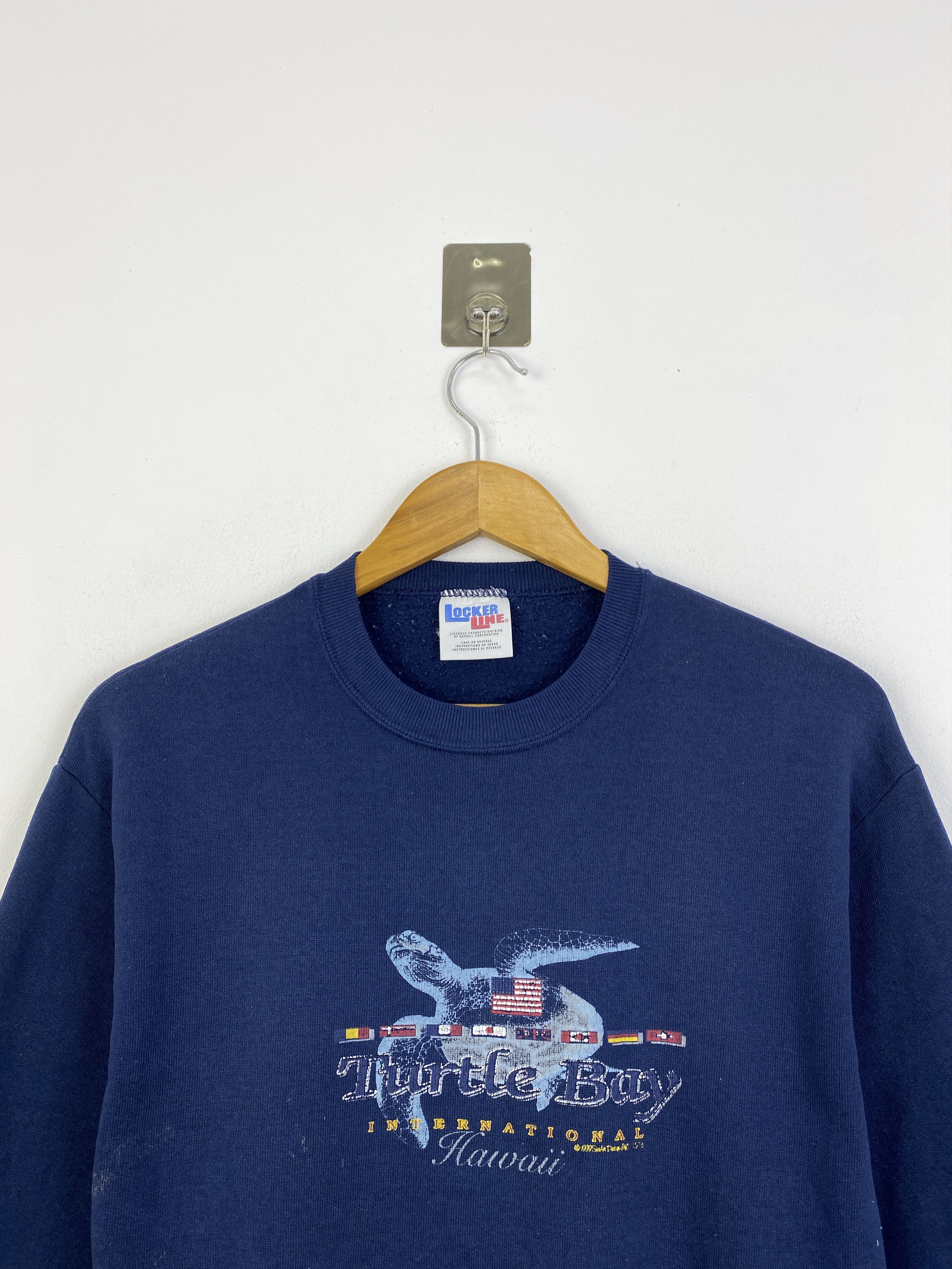 Vintage Vintage 90s Turtle Bay Hawaii Printed Sweatshirt SH0075 Size US S / EU 44-46 / 1 - 2 Thumbnail
