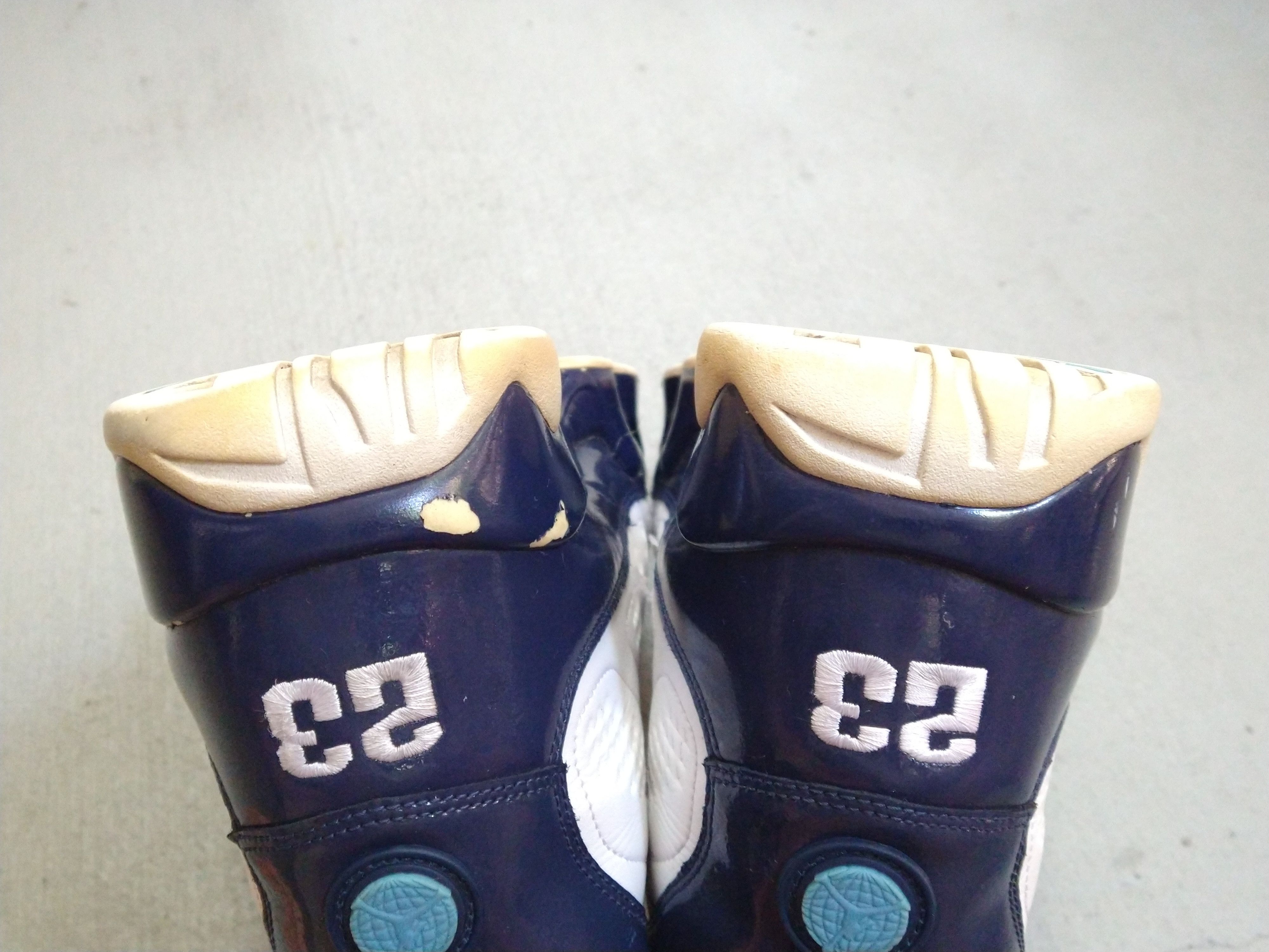 Jordan Brand Nike Air Jordan 9 Retro Pearl Blue Size 13 302370-145 Size US 13 / EU 46 - 17 Thumbnail