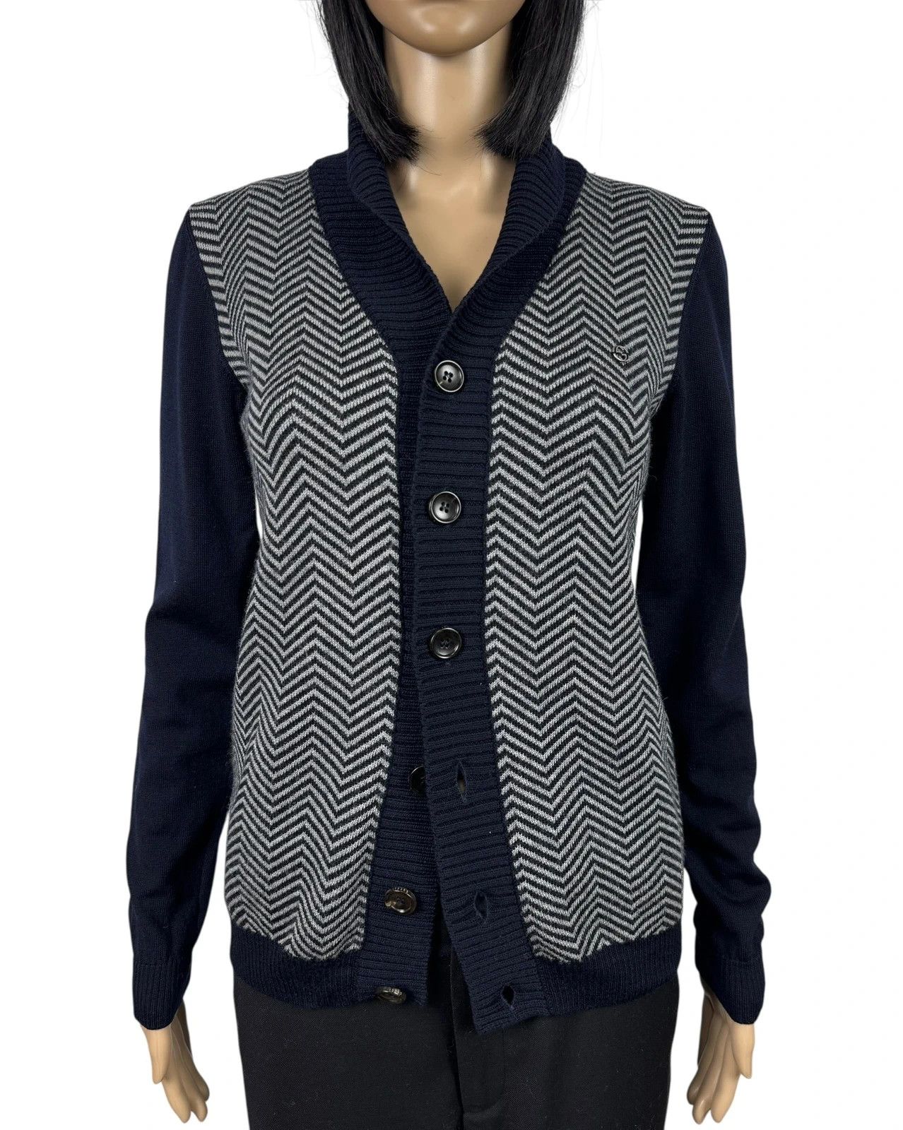 Gucci Gucci Wool Cardigan Herringbone 12 Anni Womens S Size S / US 4 / IT 40 - 10 Thumbnail