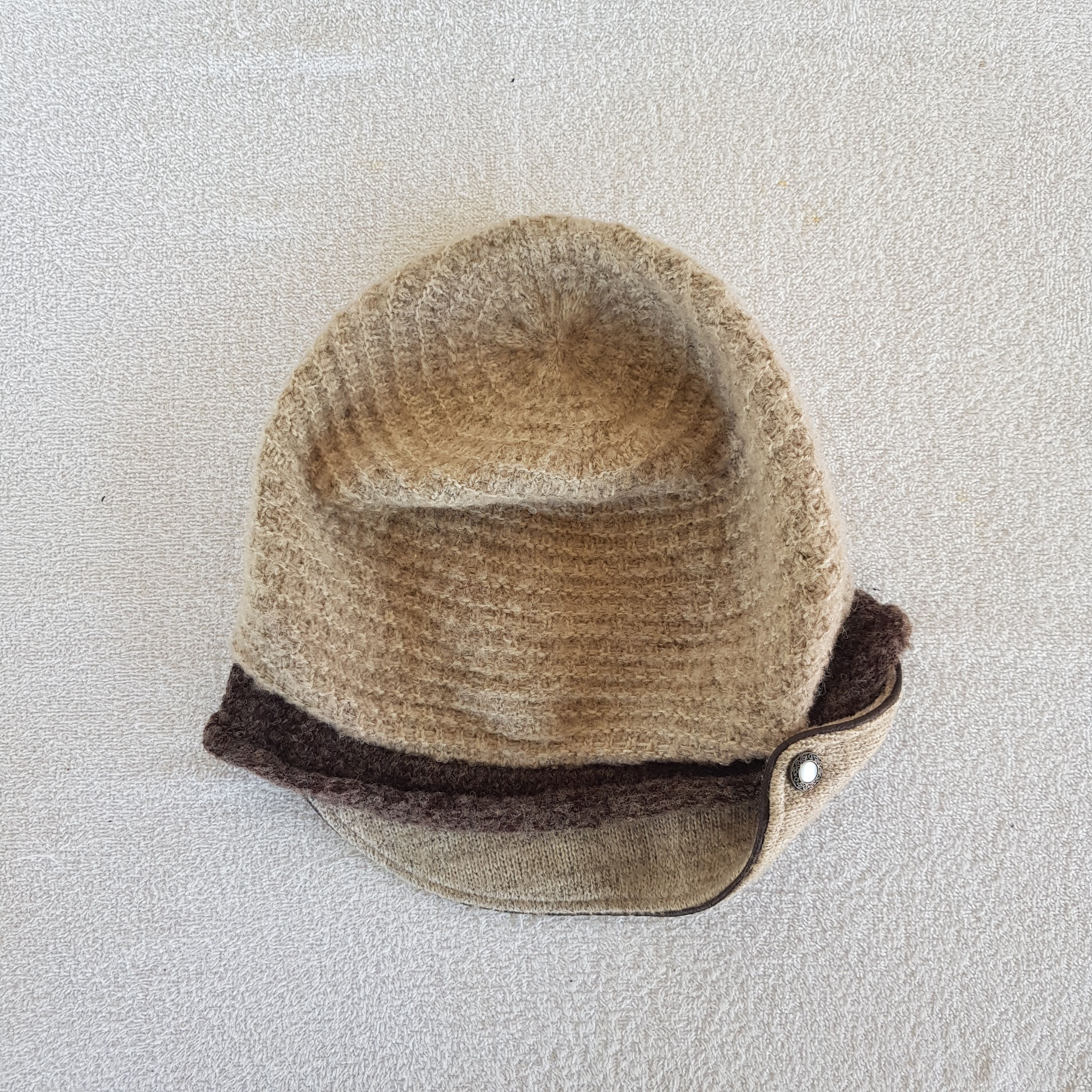 Aran Isles Knitwear Vintage Namiki Beanie Japanese Brim Style Snow Caps Hats. Size ONE SIZE - 6 Thumbnail