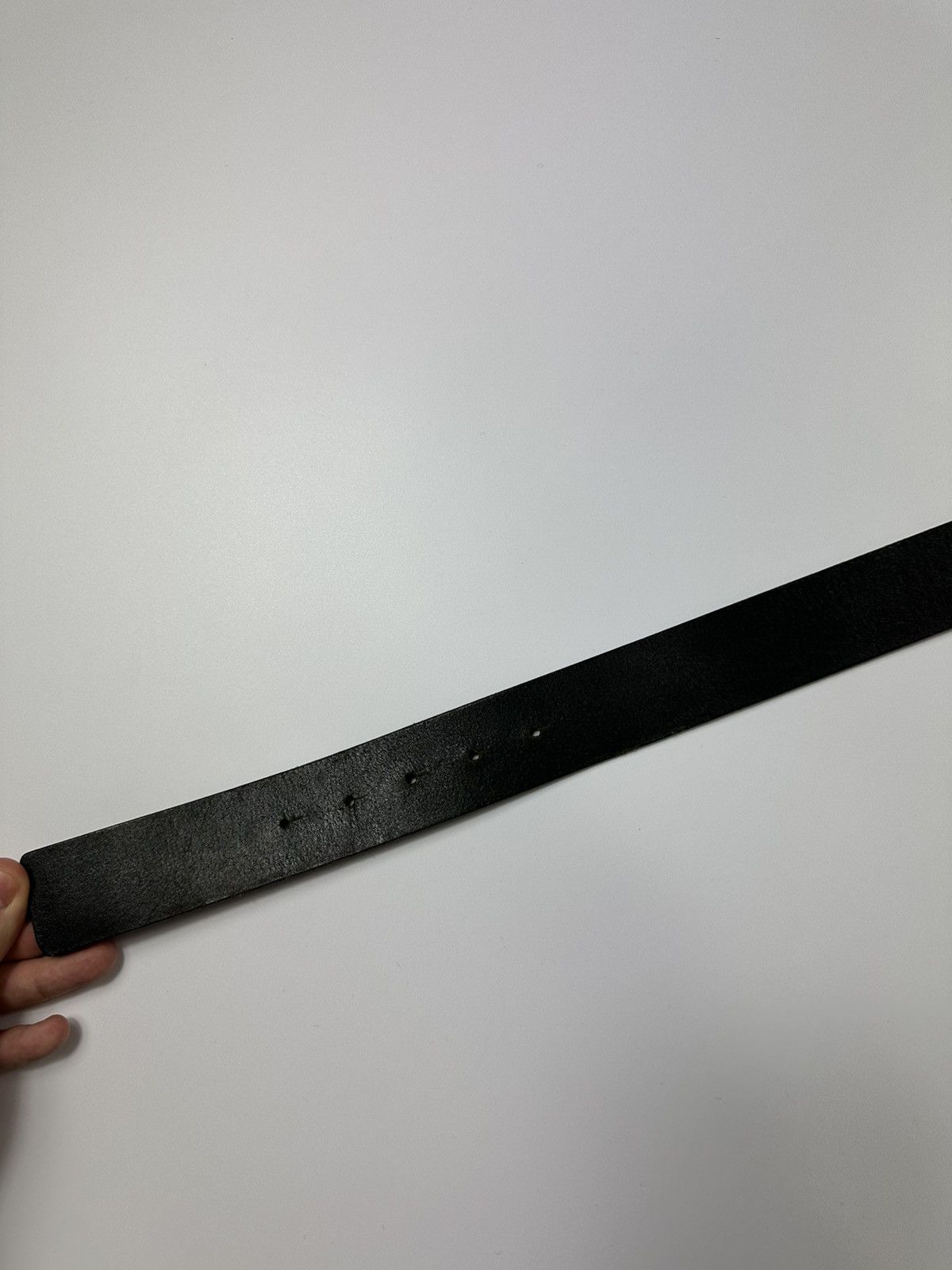 Hugo Boss Hugo Boss Leather Belt Black Big Metal Buckle Size ONE SIZE - 9 Thumbnail