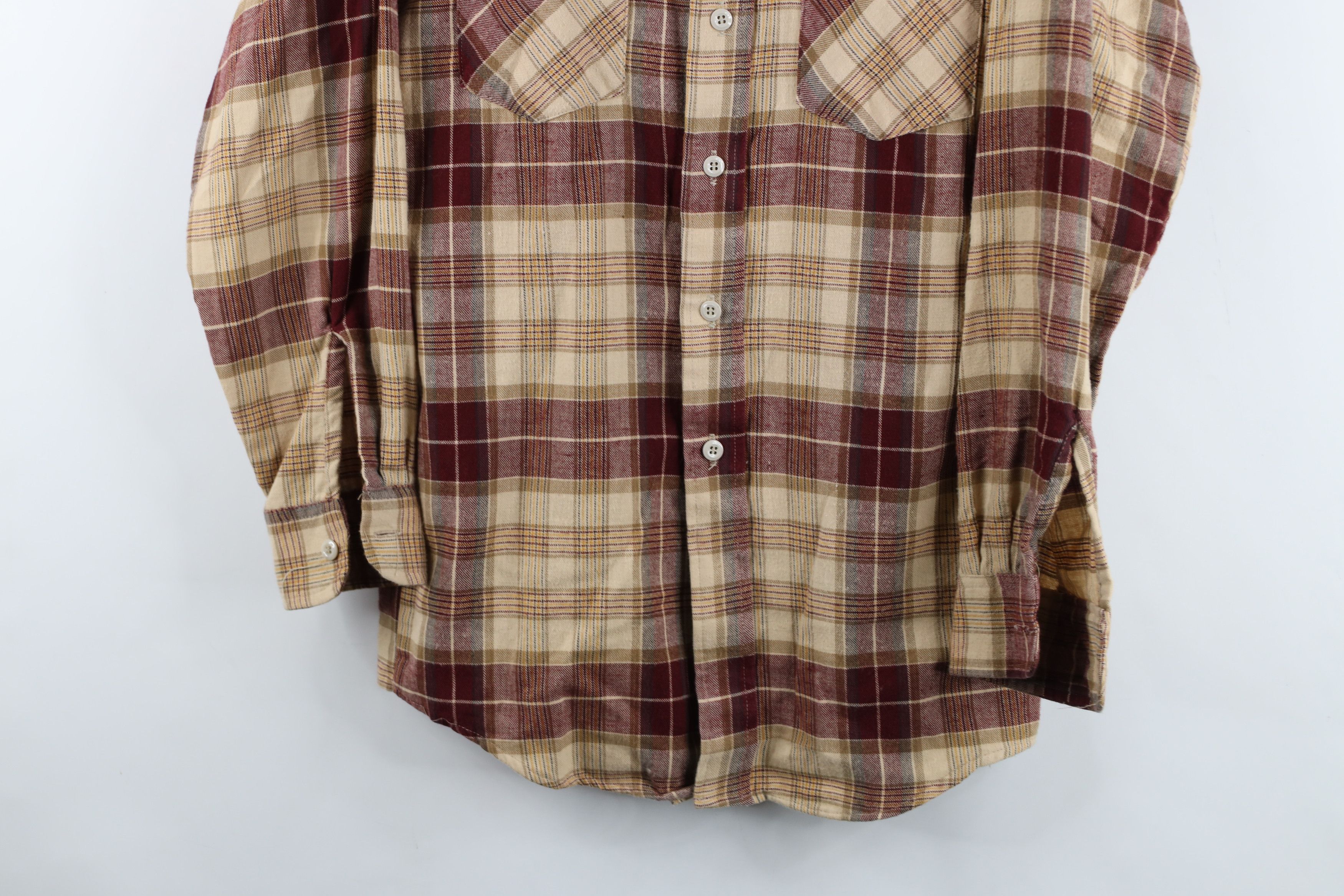 Woolrich Woolen Mills Vintage 70s Woolrich Flannel Collared Button Shirt Plaid USA Size US S / EU 44-46 / 1 - 3 Thumbnail