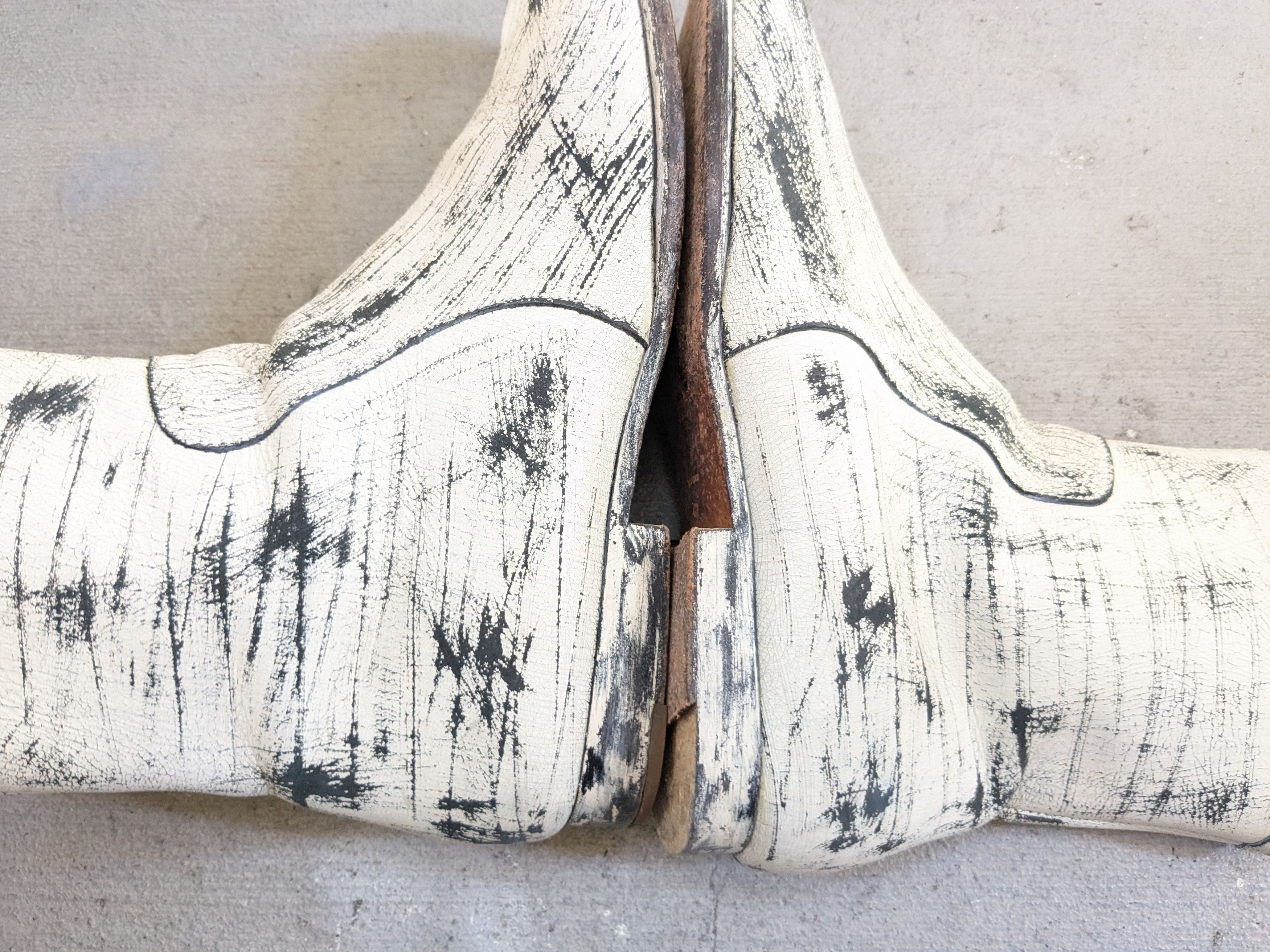 H&M × Maison Margiela Maison Margiela x H&M Boots Side Zip White Black 9 42 Size US 9 / EU 42 - 10 Thumbnail