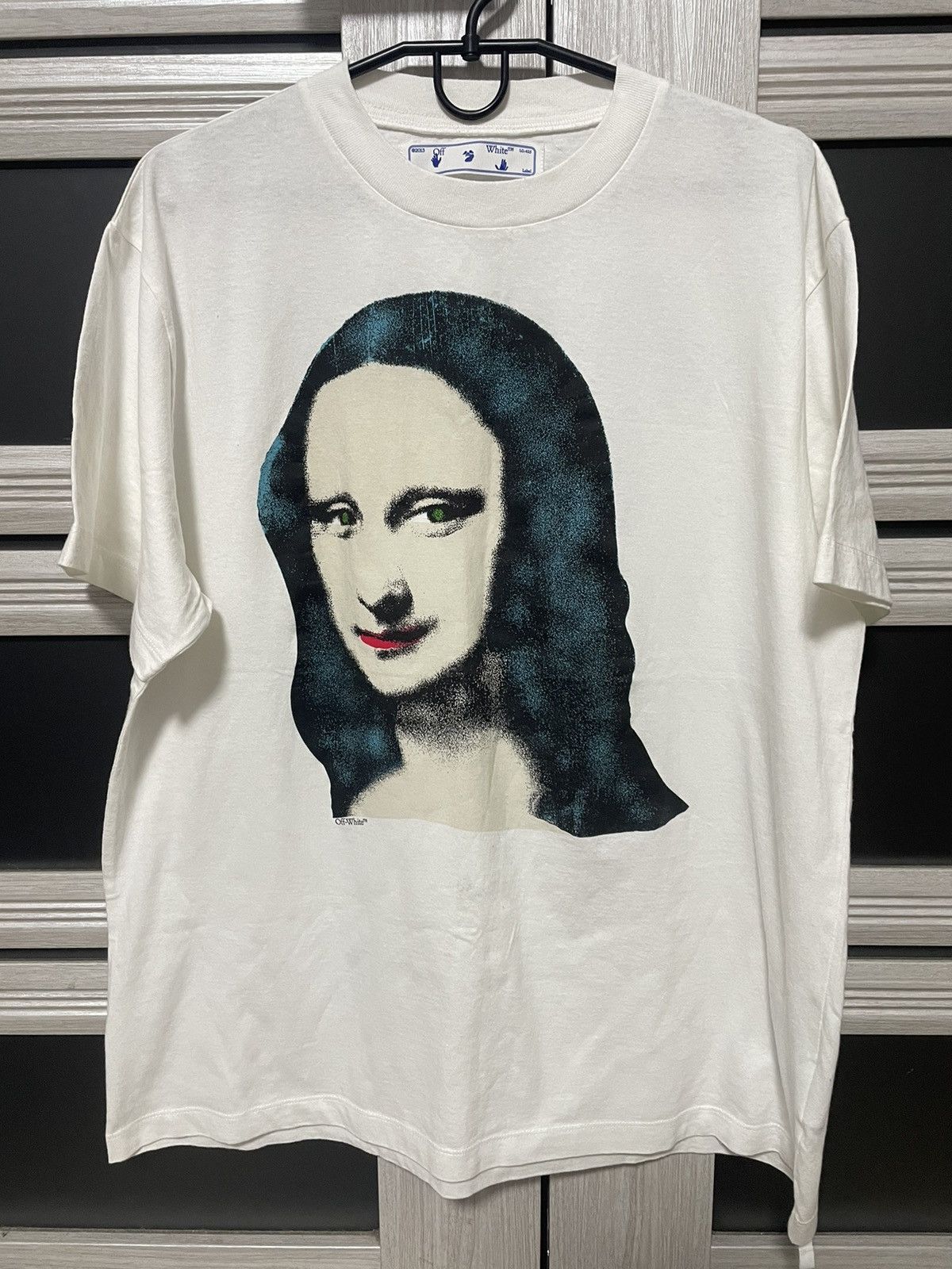 Off-White Off-White Mona Lisa Pivot Oversized Shirt Size US S / EU 44-46 / 1 - 1 Thumbnail