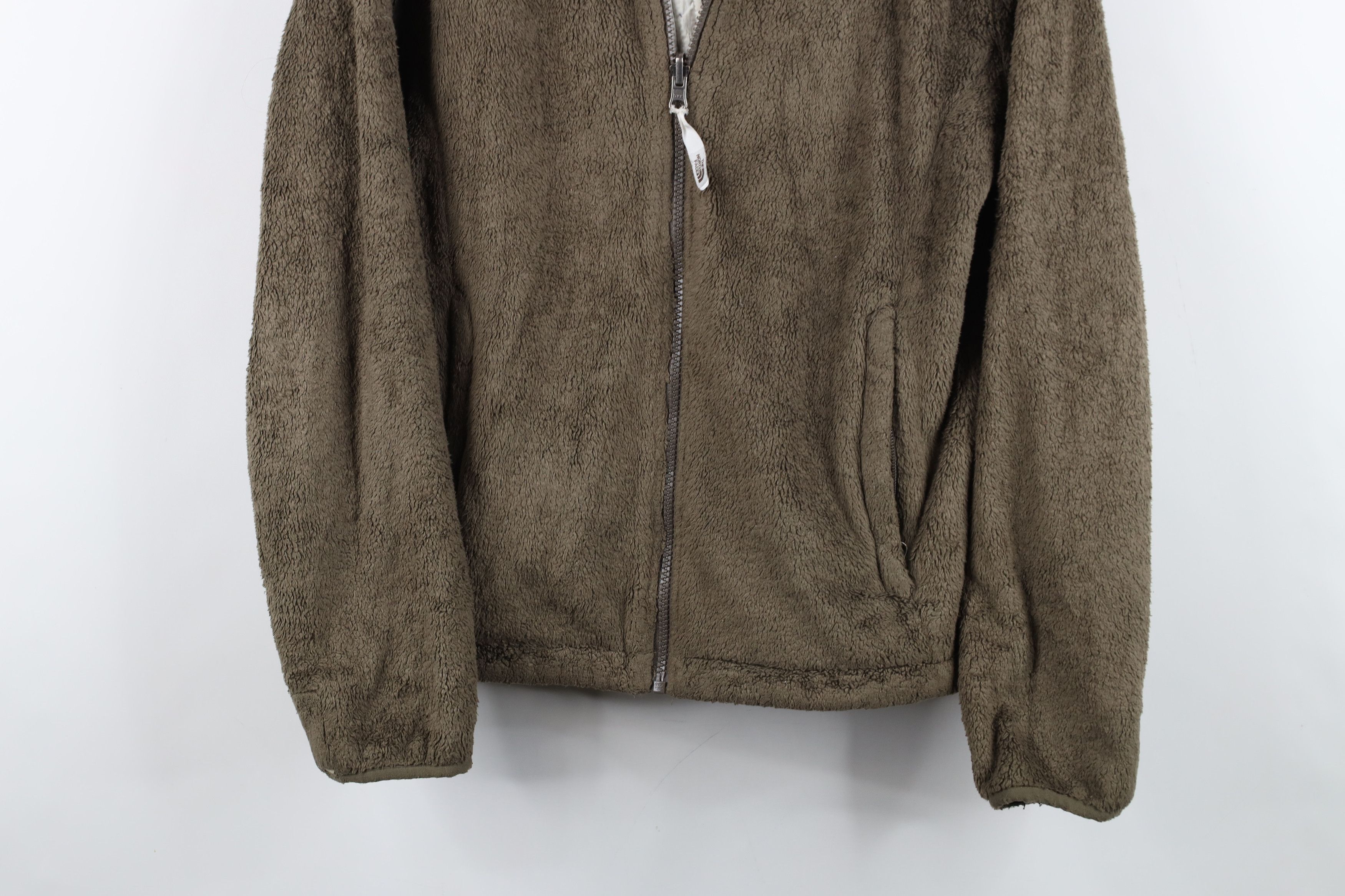 The North Face Vintage The North Face Shag Monkey Fleece Jacket Brown Size L / US 10 / IT 46 - 3 Thumbnail