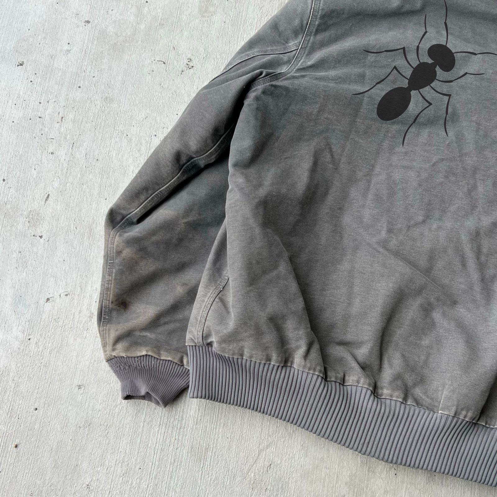 Carhartt × Vintage Carhartt J130 GVL gray hooded work wear jacket Size US XL / EU 56 / 4 - 16 Thumbnail