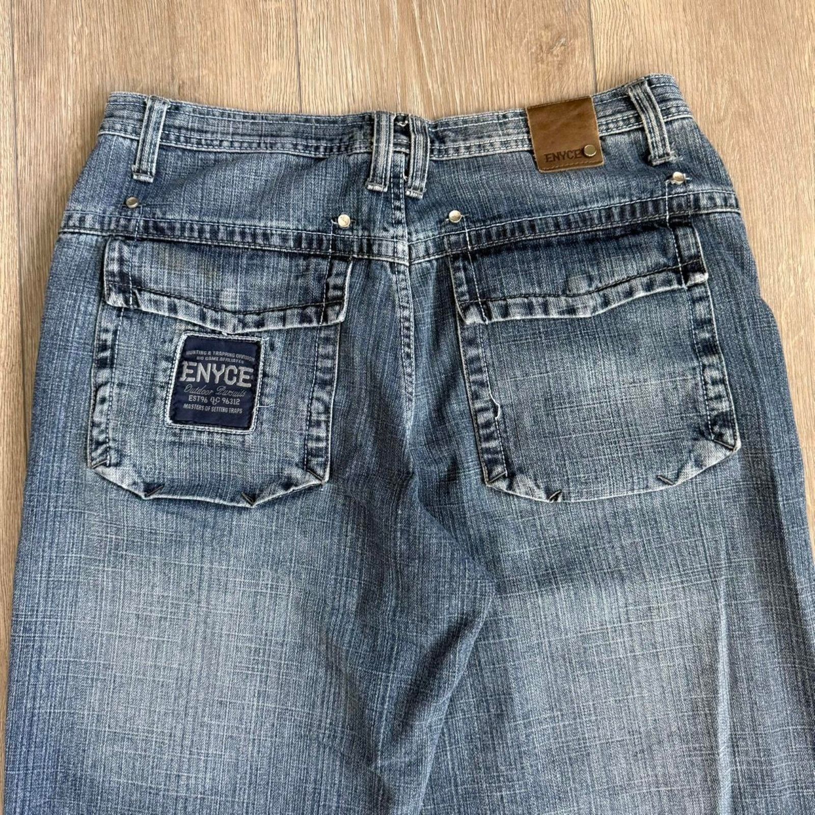 Enyce Vintage y2k enyce super baggy denim jeans Size US 38 / EU 54 - 2 Thumbnail