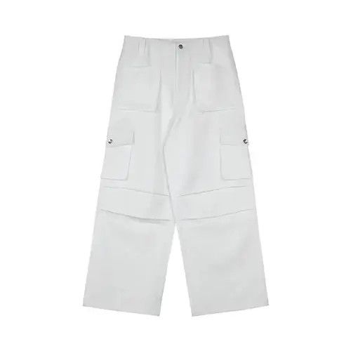 Jean Ishiyama x Arai White Cargo High Waist Pants Size US 33 - 2 Thumbnail