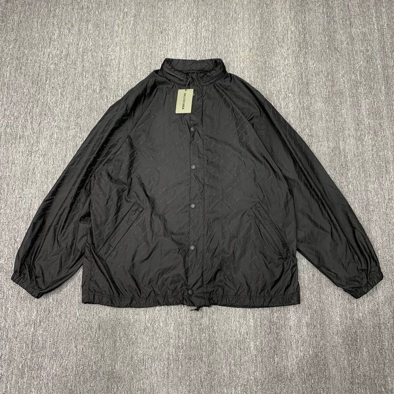 Balenciaga Balenciaga Black full-print bullet screen assault jacket Size US XS / EU 42 / 0 - 1 Thumbnail
