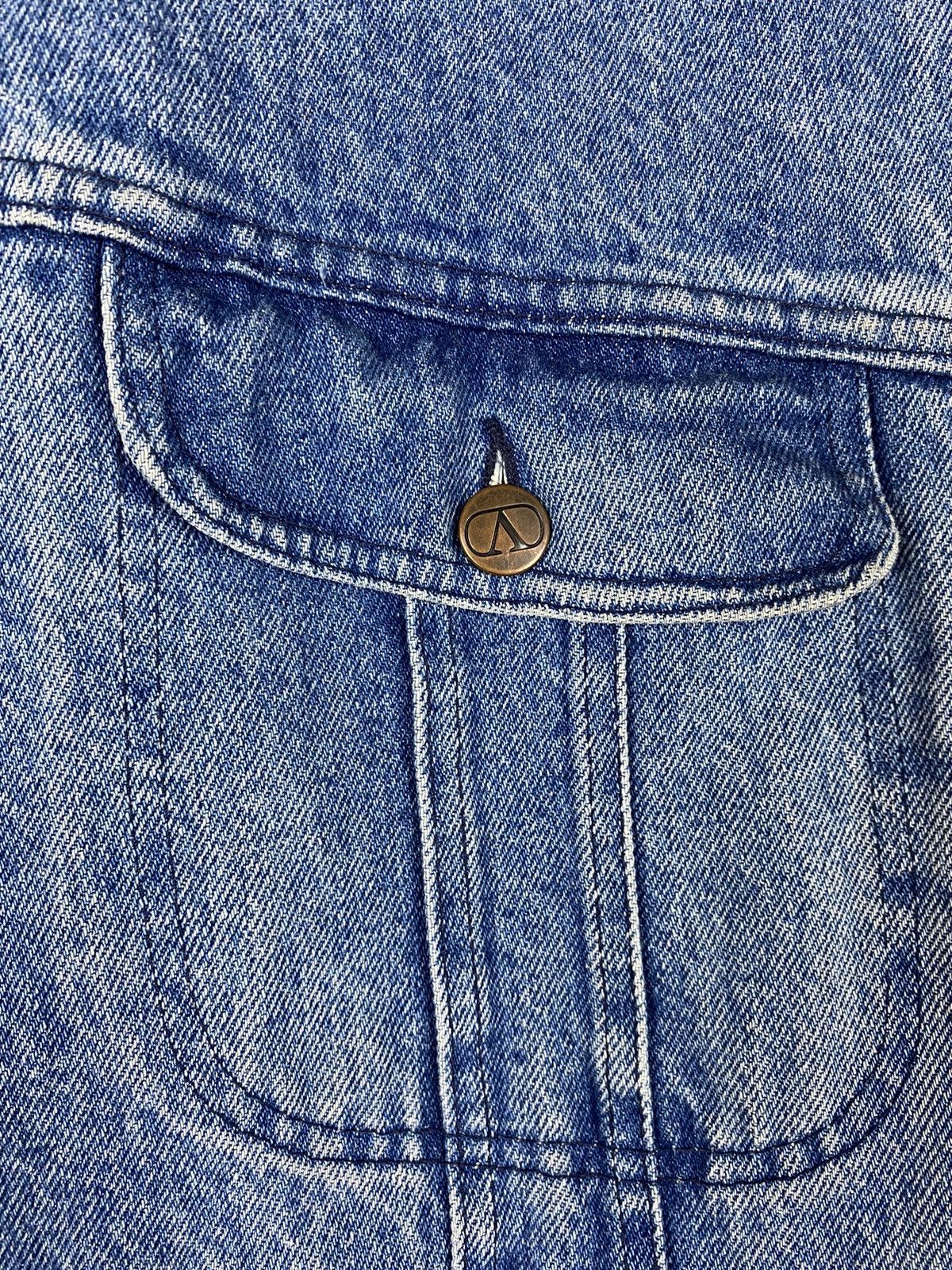 Valentino Rare Vintage Valentino Sherpa Denim Jacket Size US L / EU 52-54 / 3 - 14 Thumbnail