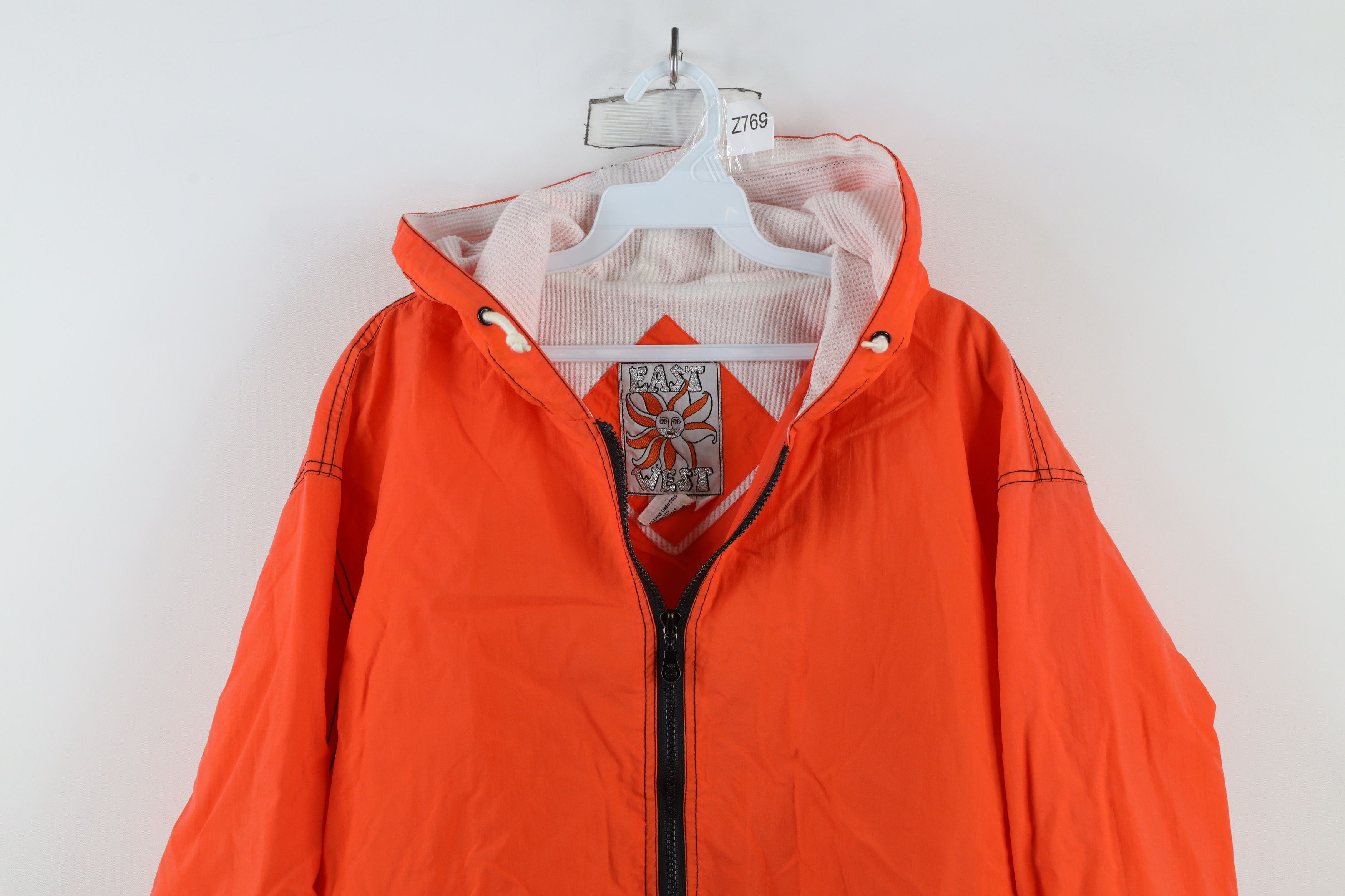 Vintage Vintage 90s Streetwear Baggy Fit Hooded Windbreaker Jacket Size S / US 4 / IT 40 - 2 Thumbnail