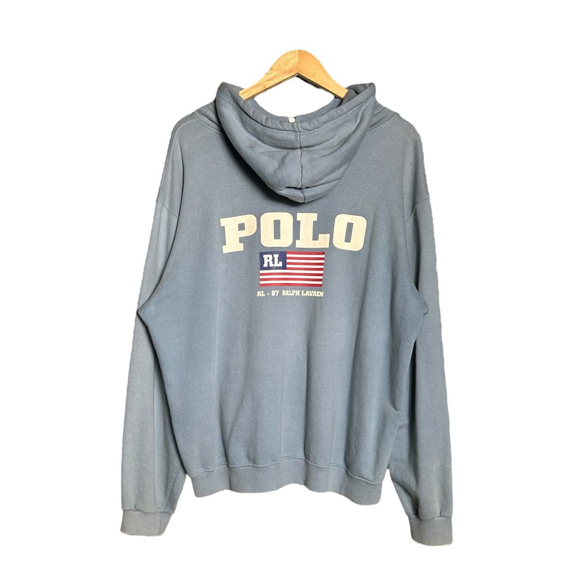 Polo Ralph Lauren × Vintage Vintage Polo Sport Ralph Lauren Big Logo Hoodie Size XL / US 12-14 / IT 48-50 - 2 Thumbnail