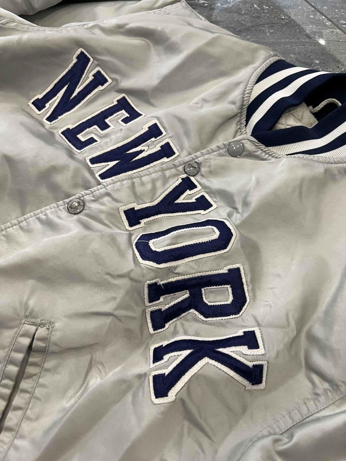 Other Vintage New York Yankees MLB Jacket Size M Grey 80s Rare Size US M / EU 48-50 / 2 - 4 Thumbnail