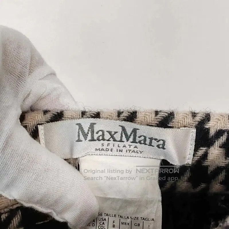 Max Mara MaxMara Black Wool Midi Skirt . Size 23" - 3 Thumbnail